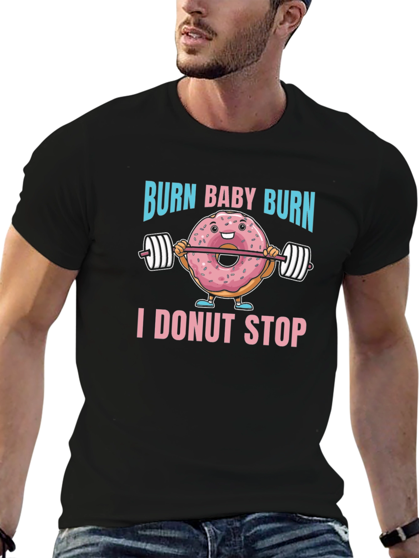 Burn Baby Burn Donut T-Shirt