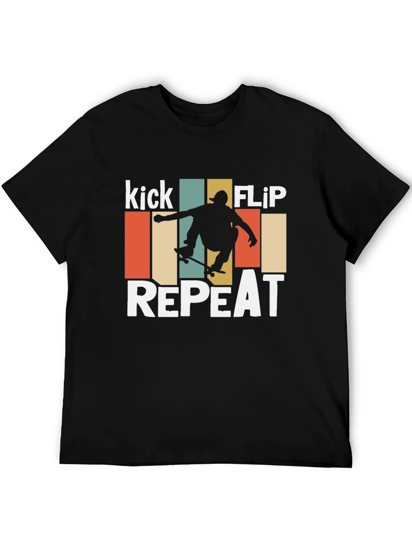 Kick Flip Repeat Skater Graphic T-Shirt