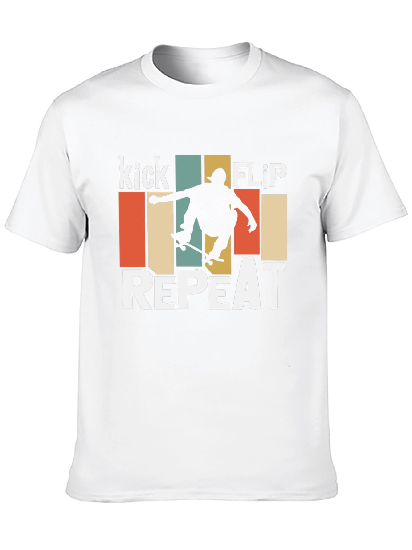 Kick Flip Repeat Skater Graphic T-Shirt
