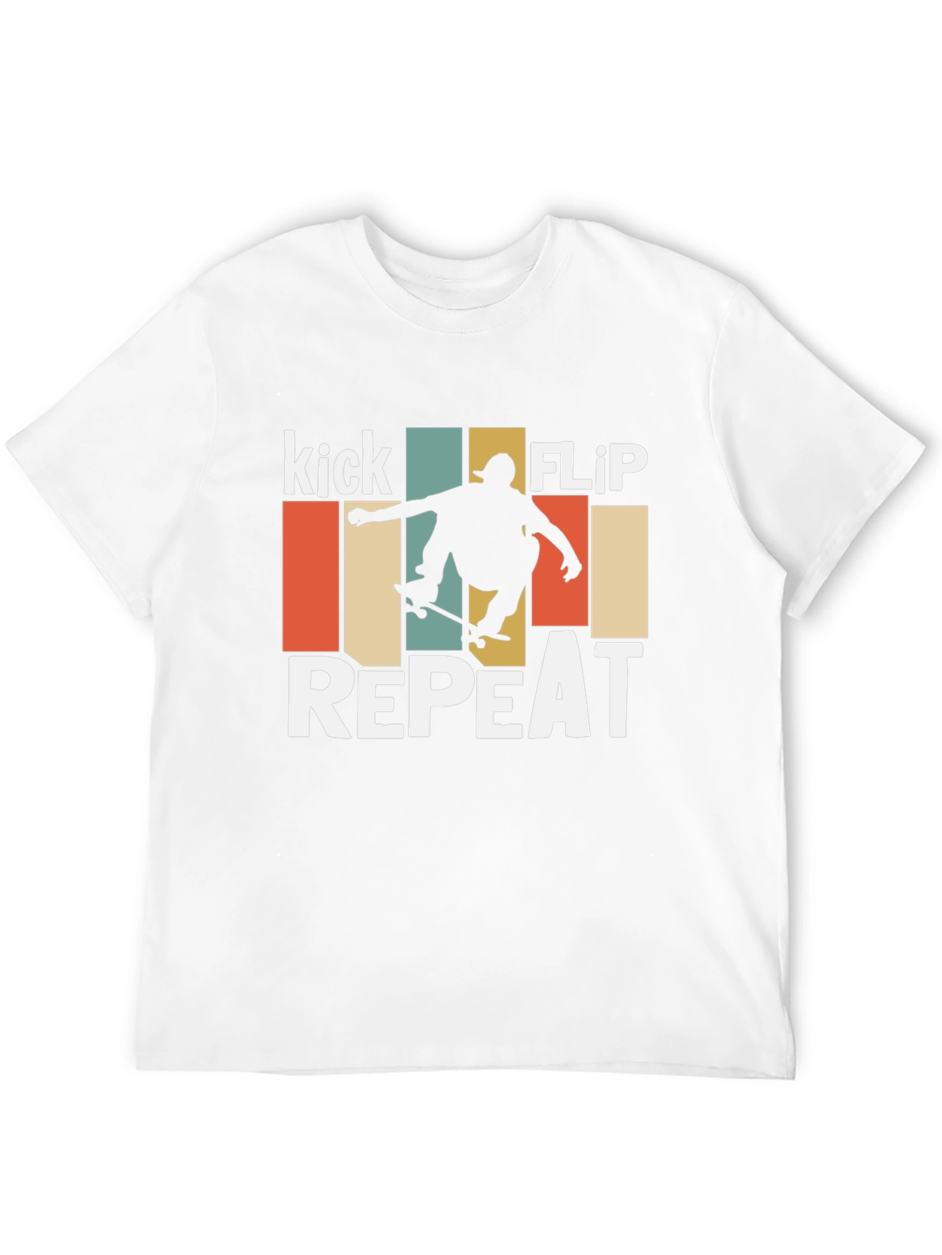 Kick Flip Repeat Skater Graphic T-Shirt