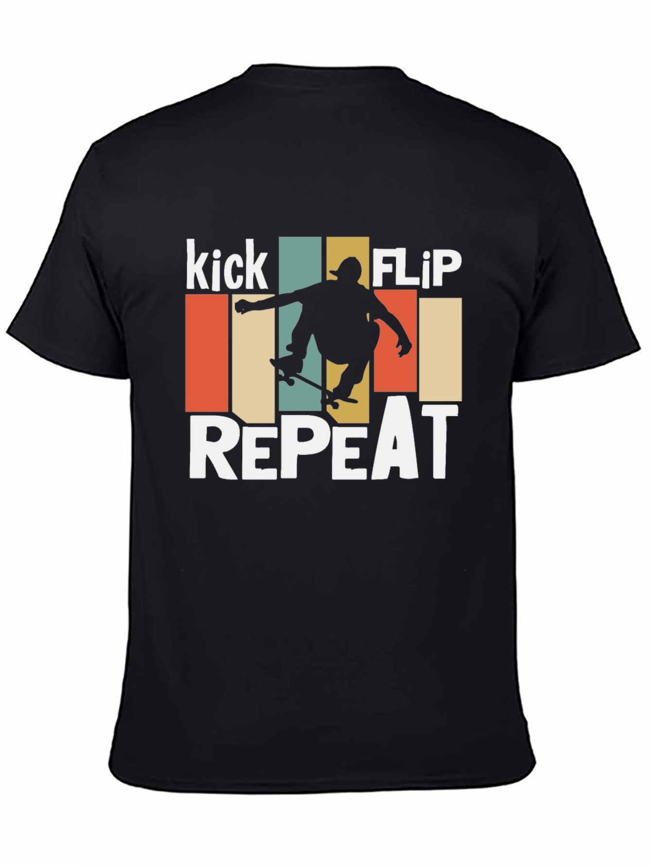 Kick Flip Repeat Skater Graphic T-Shirt