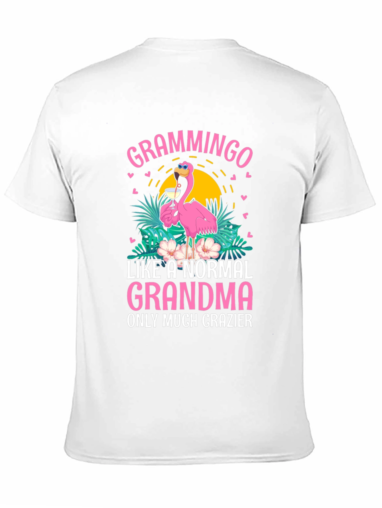 Grammingo Grandma T-Shirt Funny Flamingo Tee