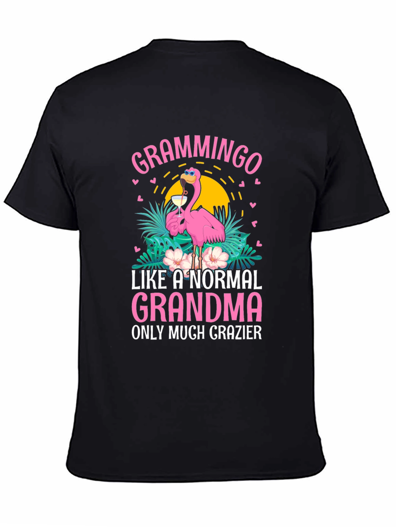 Grammingo Grandma T-Shirt Funny Flamingo Tee