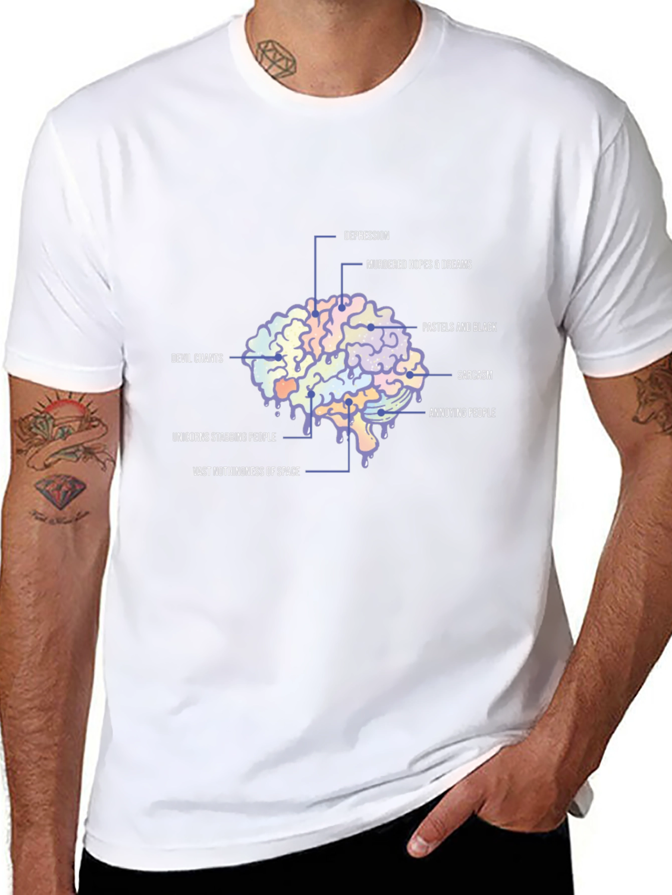 Brain Anatomy T-Shirt - Mental State Tee