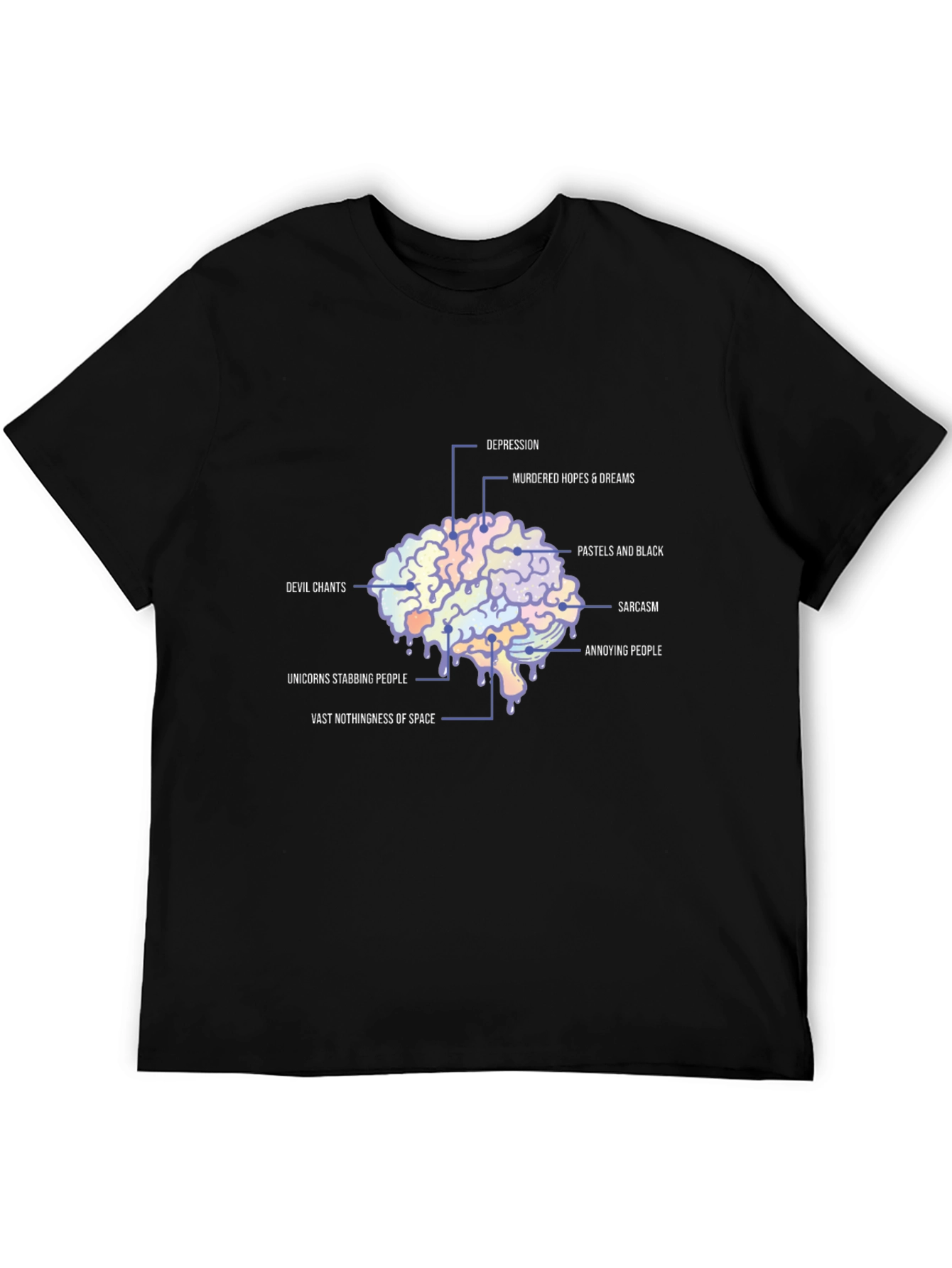 Brain Anatomy T-Shirt - Mental State Tee