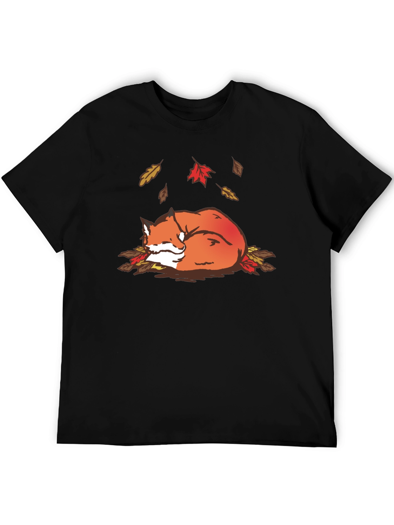 Autumn Fox Graphic Tee - Cozy Fall Vibes