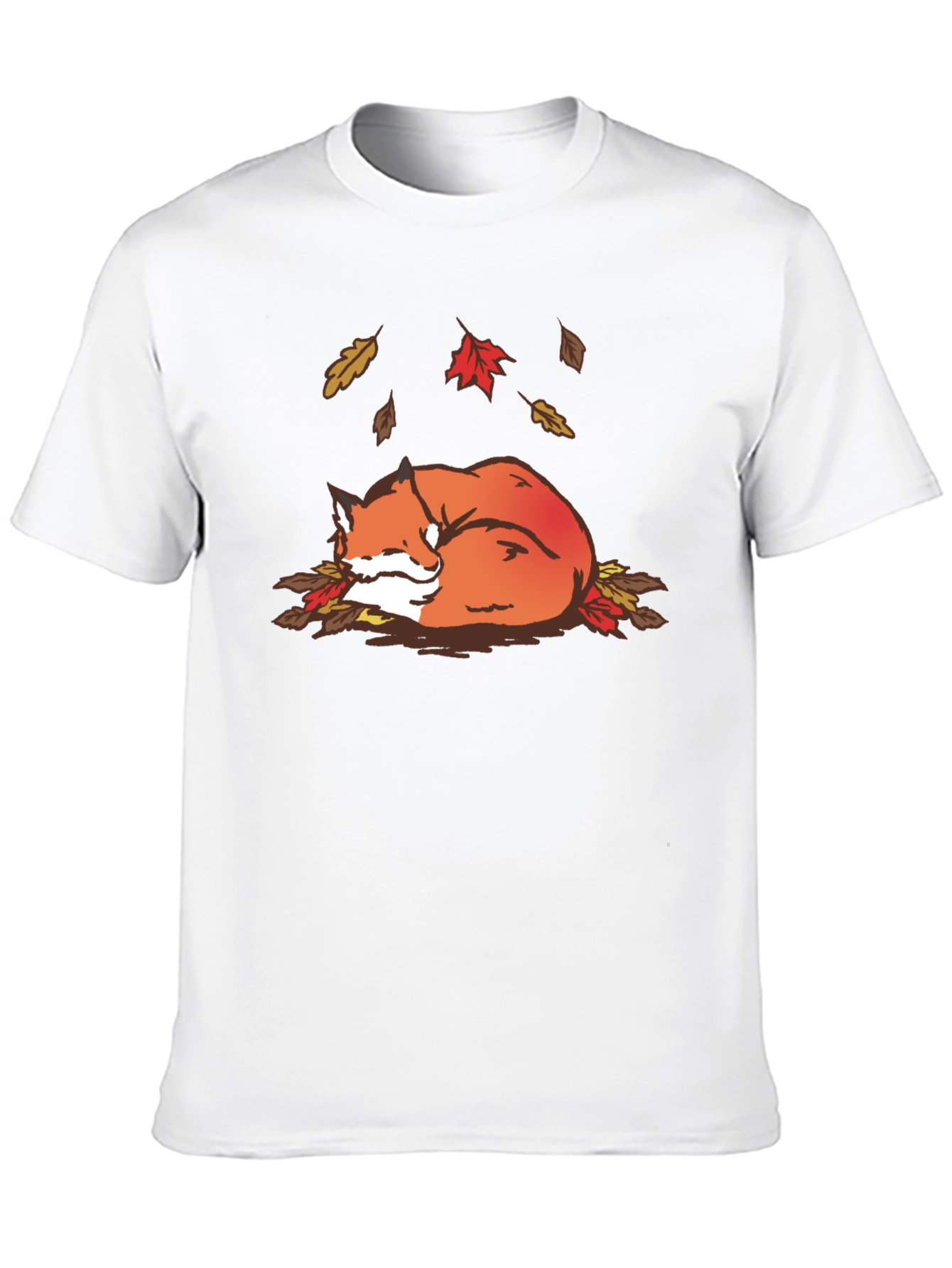 Autumn Fox Graphic Tee - Cozy Fall Vibes