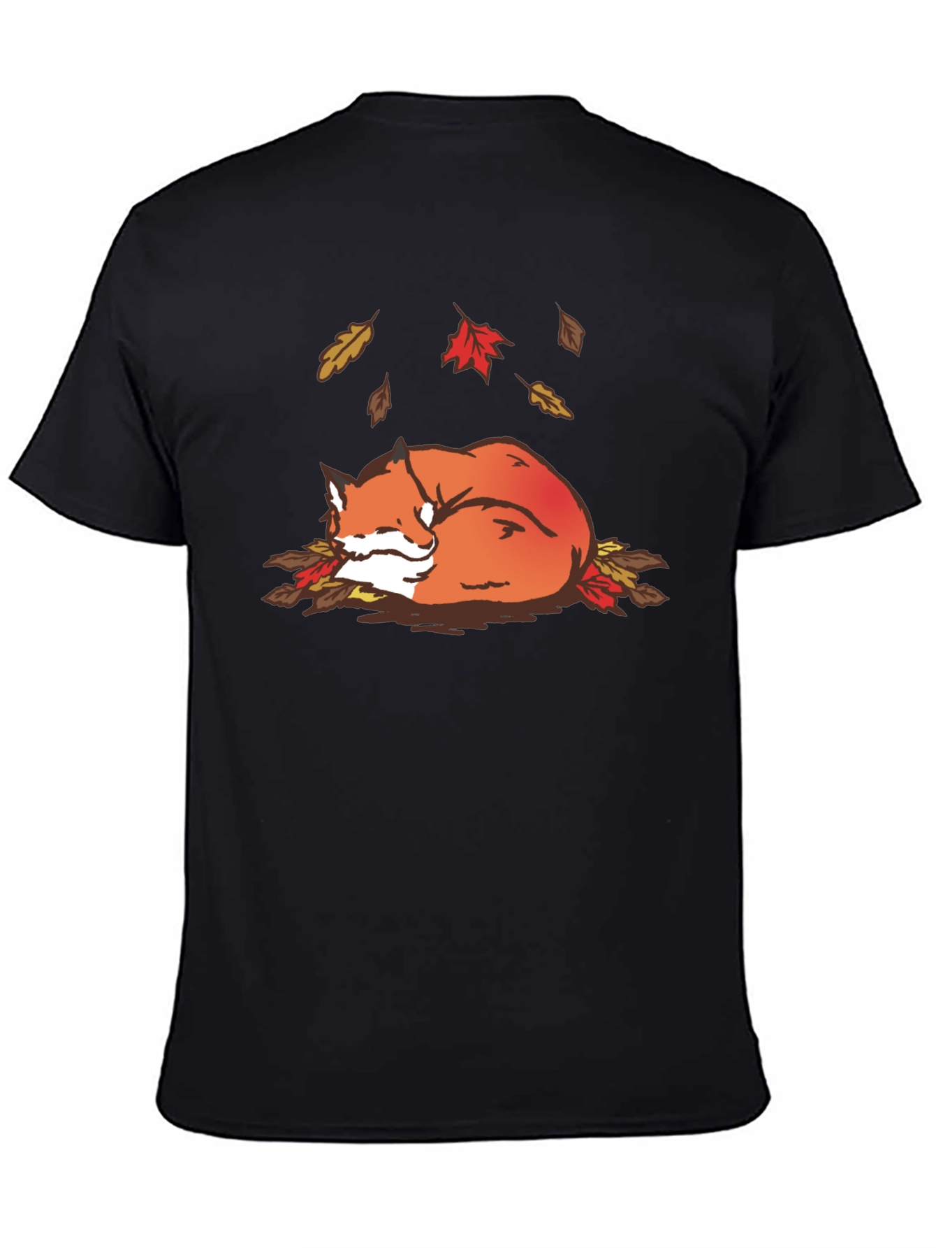 Autumn Fox Graphic Tee - Cozy Fall Vibes