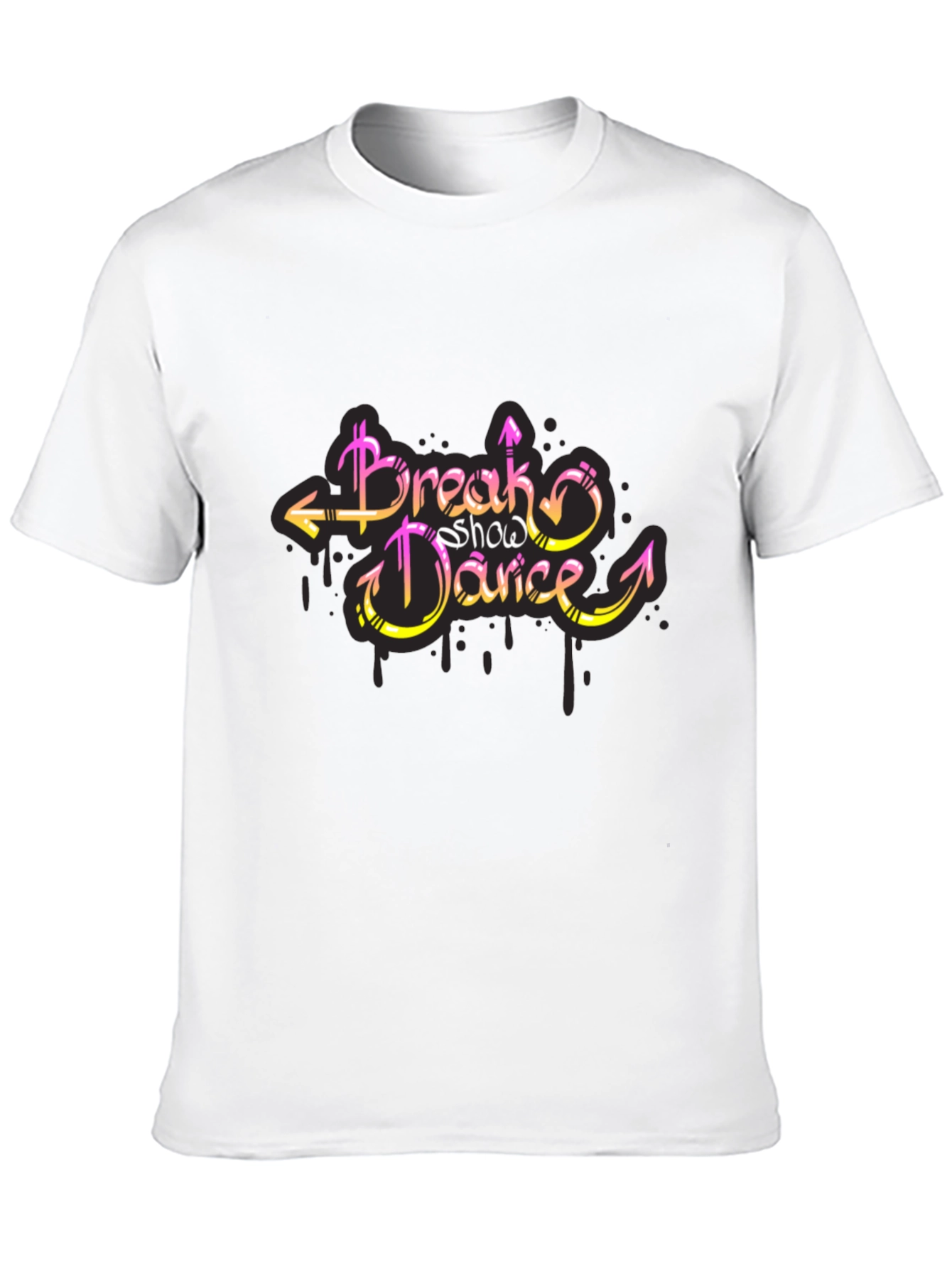 Break Show Dance Graphic Tee - Stylish Cotton T-Shirt