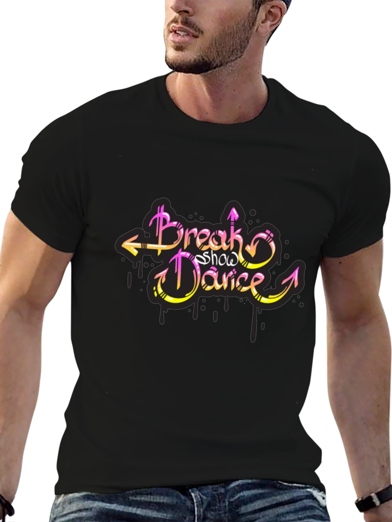 Break Show Dance Graphic Tee - Stylish Cotton T-Shirt