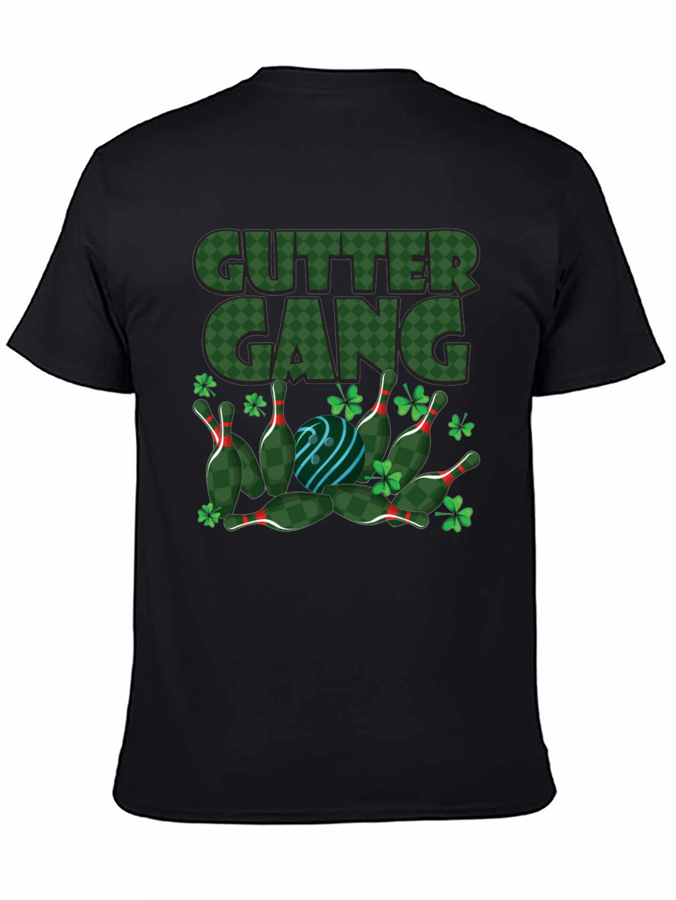 Gutter Gang St. Patricks Day Bowling T-Shirt