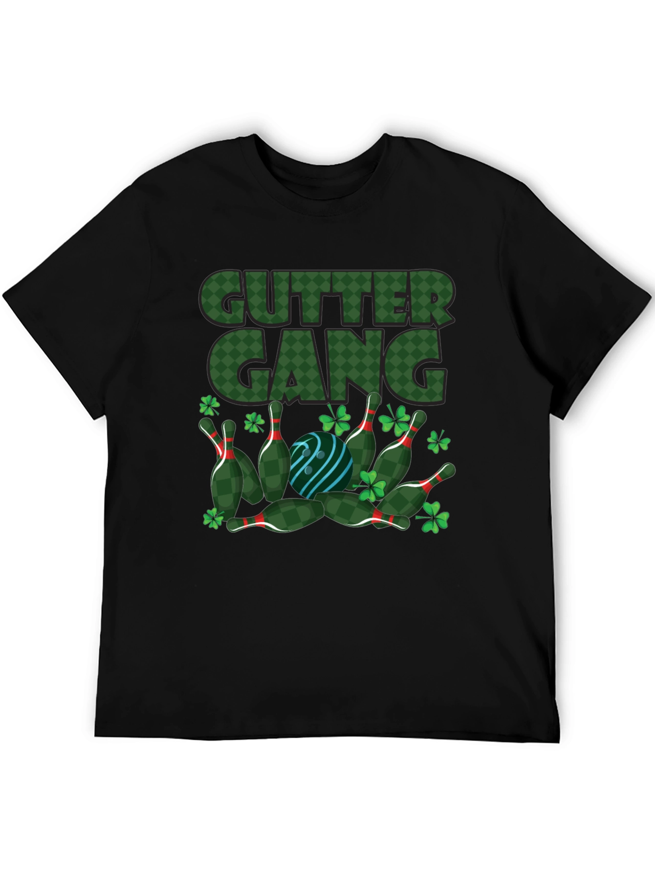 Gutter Gang St. Patricks Day Bowling T-Shirt
