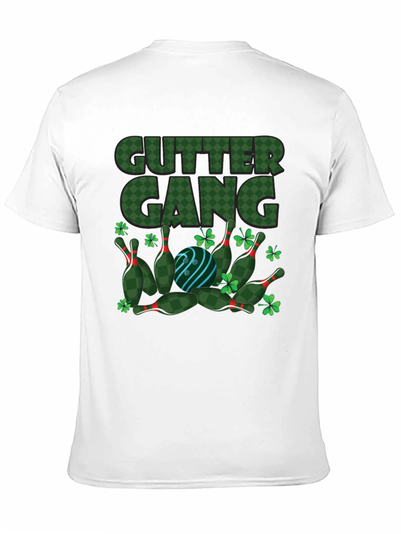 Gutter Gang St. Patricks Day Bowling T-Shirt