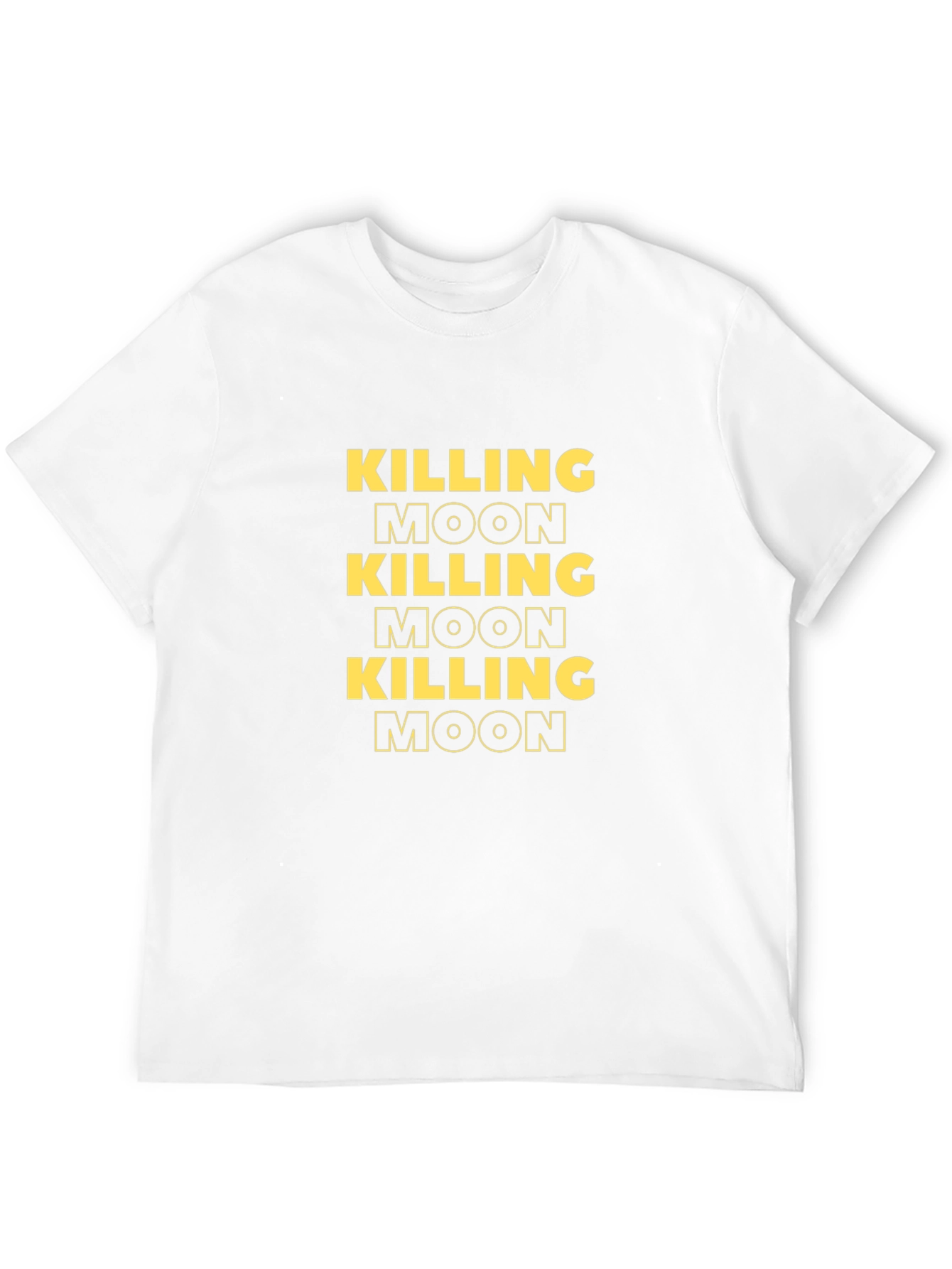 Killing Moon Graphic Tee - Black Cotton T-Shirt