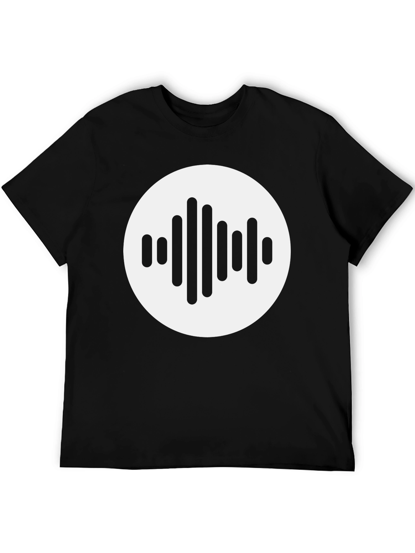 Soundwave Graphic Tee - Modern Black T-Shirt