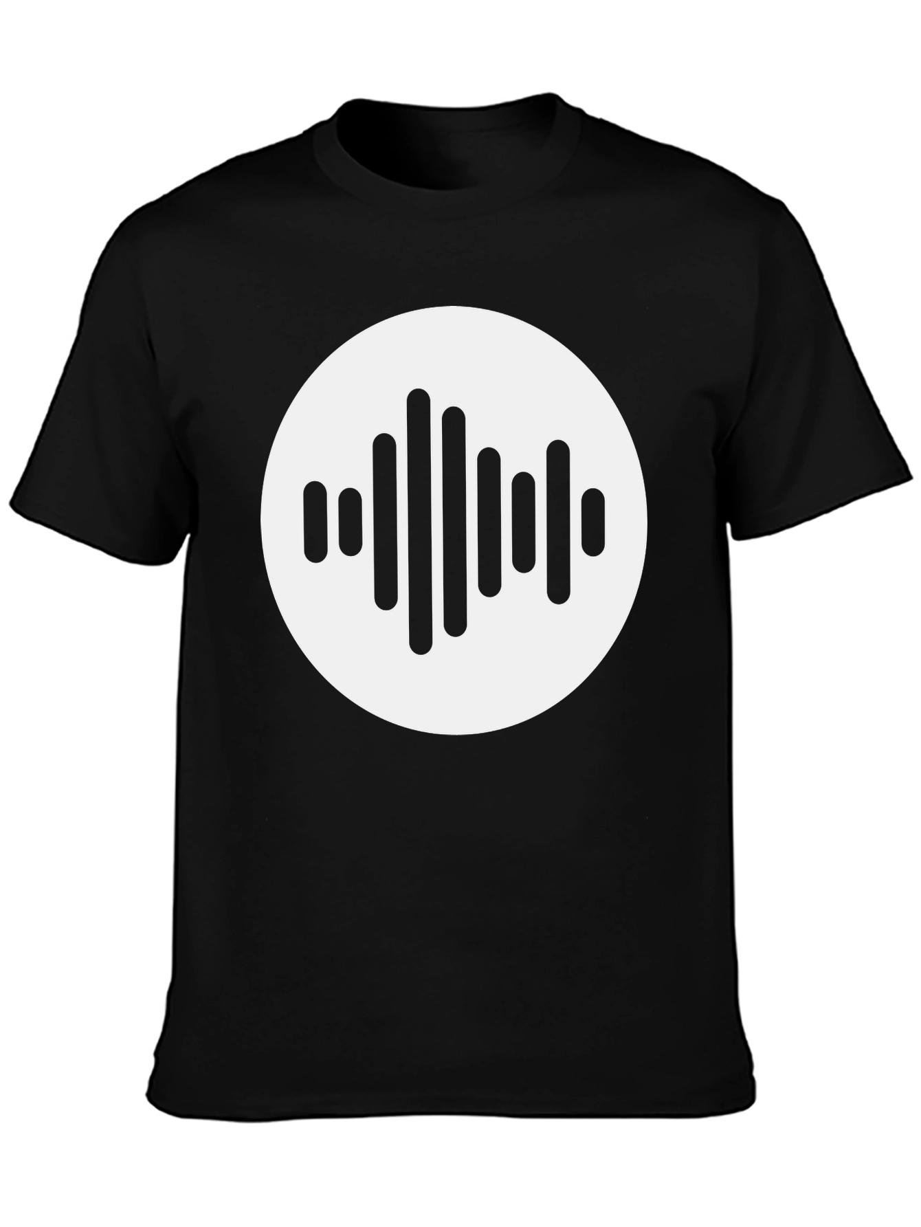 Soundwave Graphic Tee - Modern Black T-Shirt