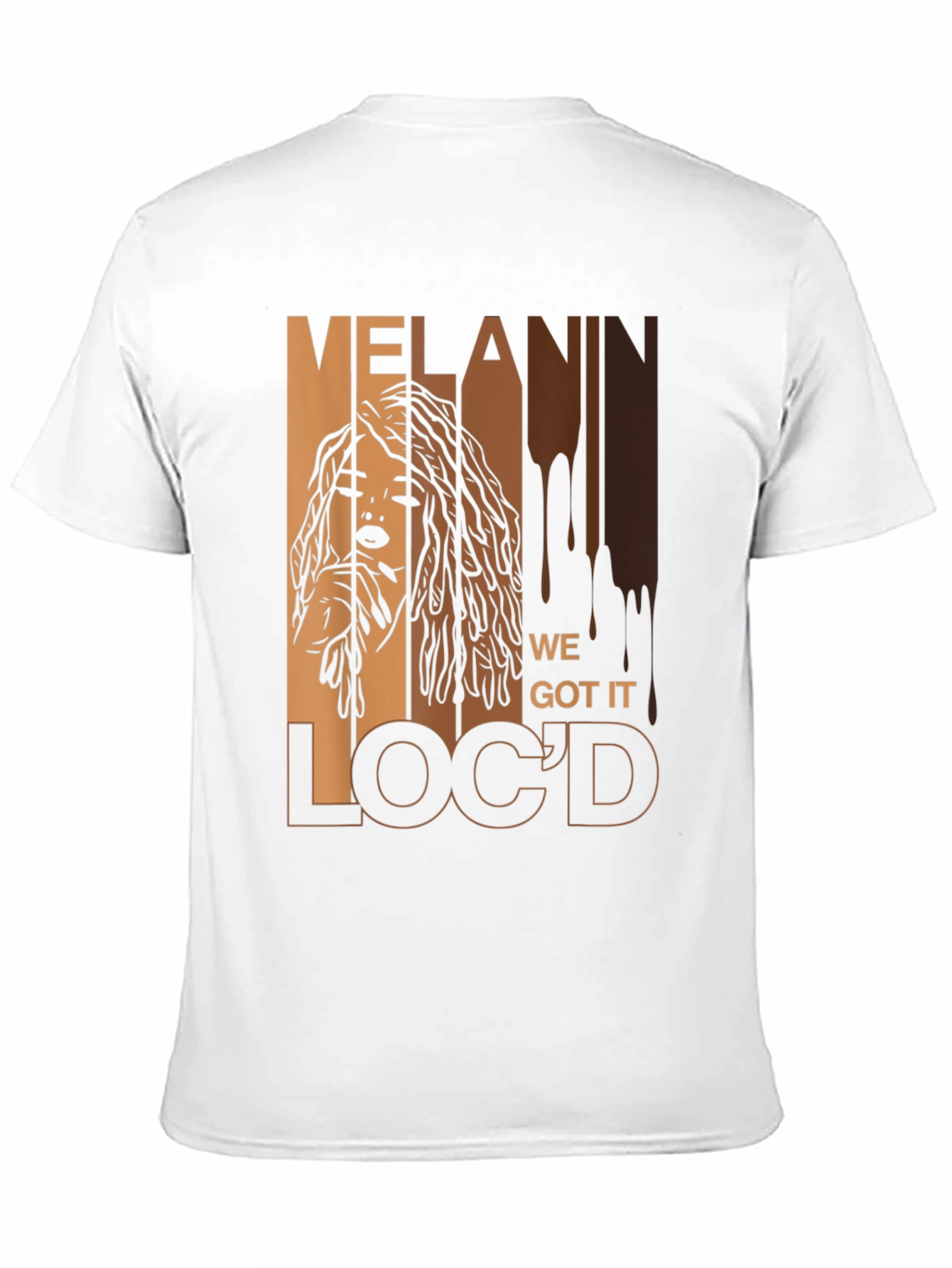 Melanin Locd T-Shirt - Stylish Black Pride Tee