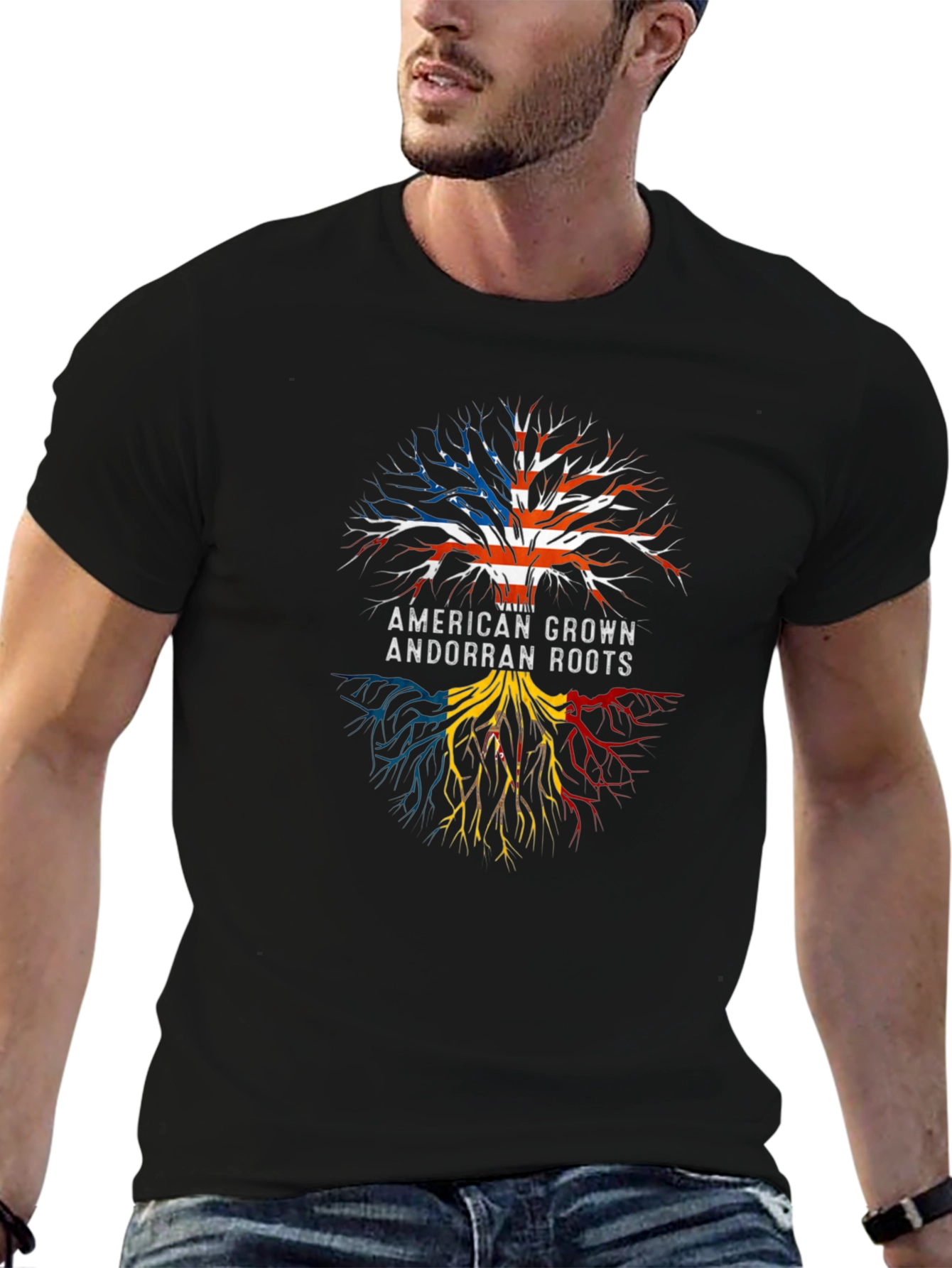 American Grown Andorran Roots T-Shirt