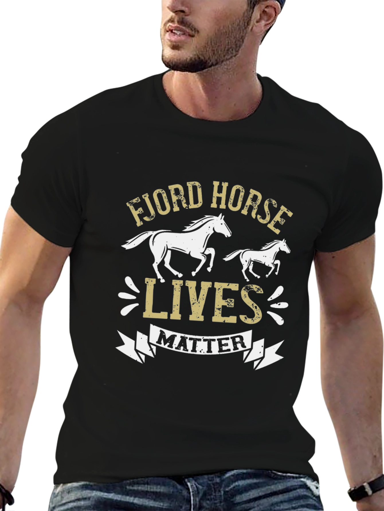 Fjord Horse Lives Matter Graphic Tee