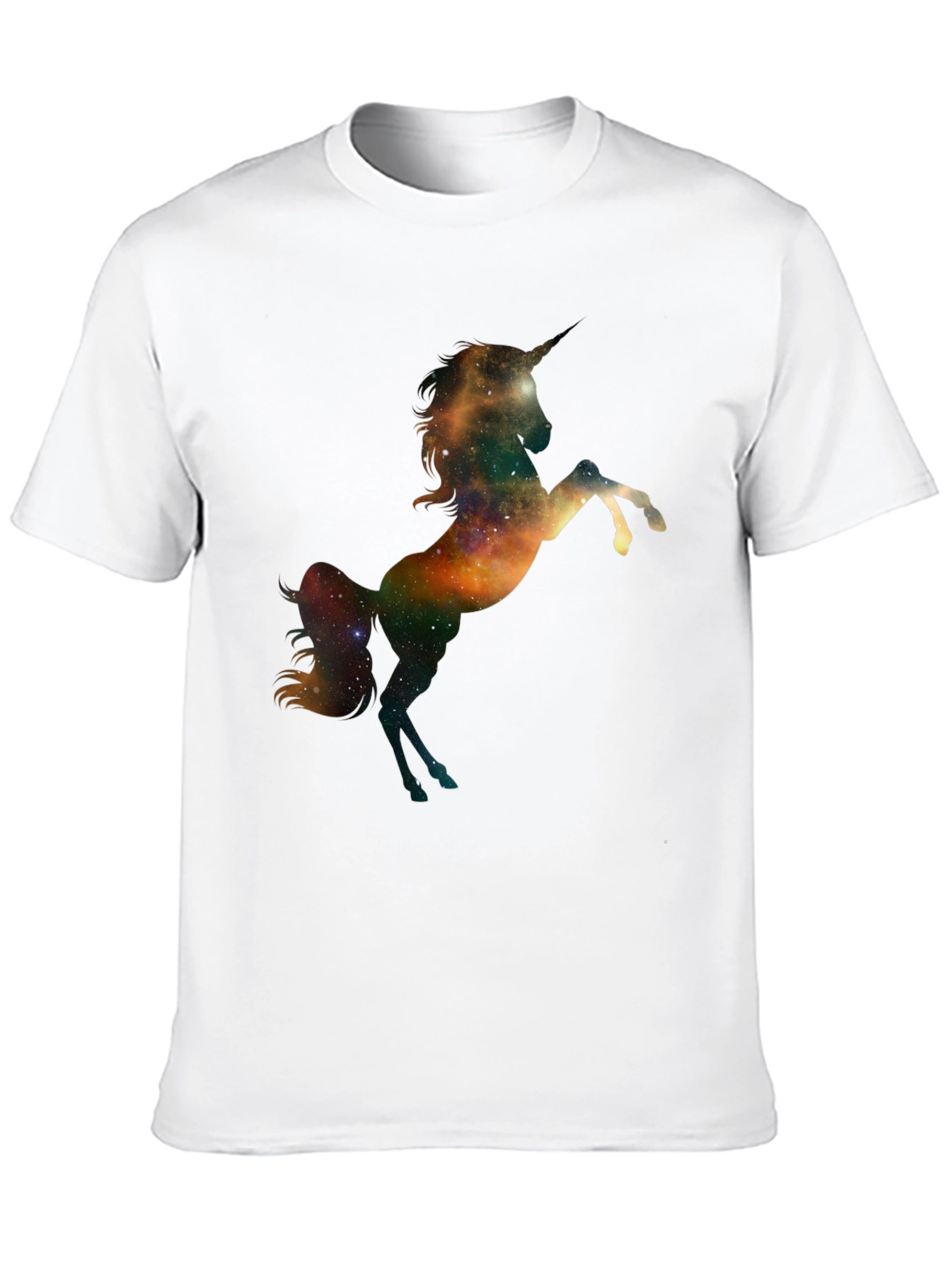 Galaxy Unicorn Black T-Shirt