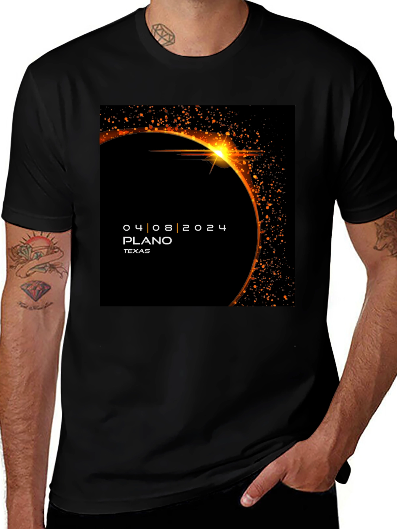 Plano Texas Solar Eclipse T-Shirt April 8 2024