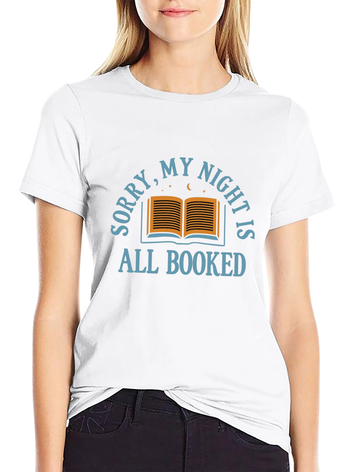 Booked Night T-Shirt - Reading Lover Tee
