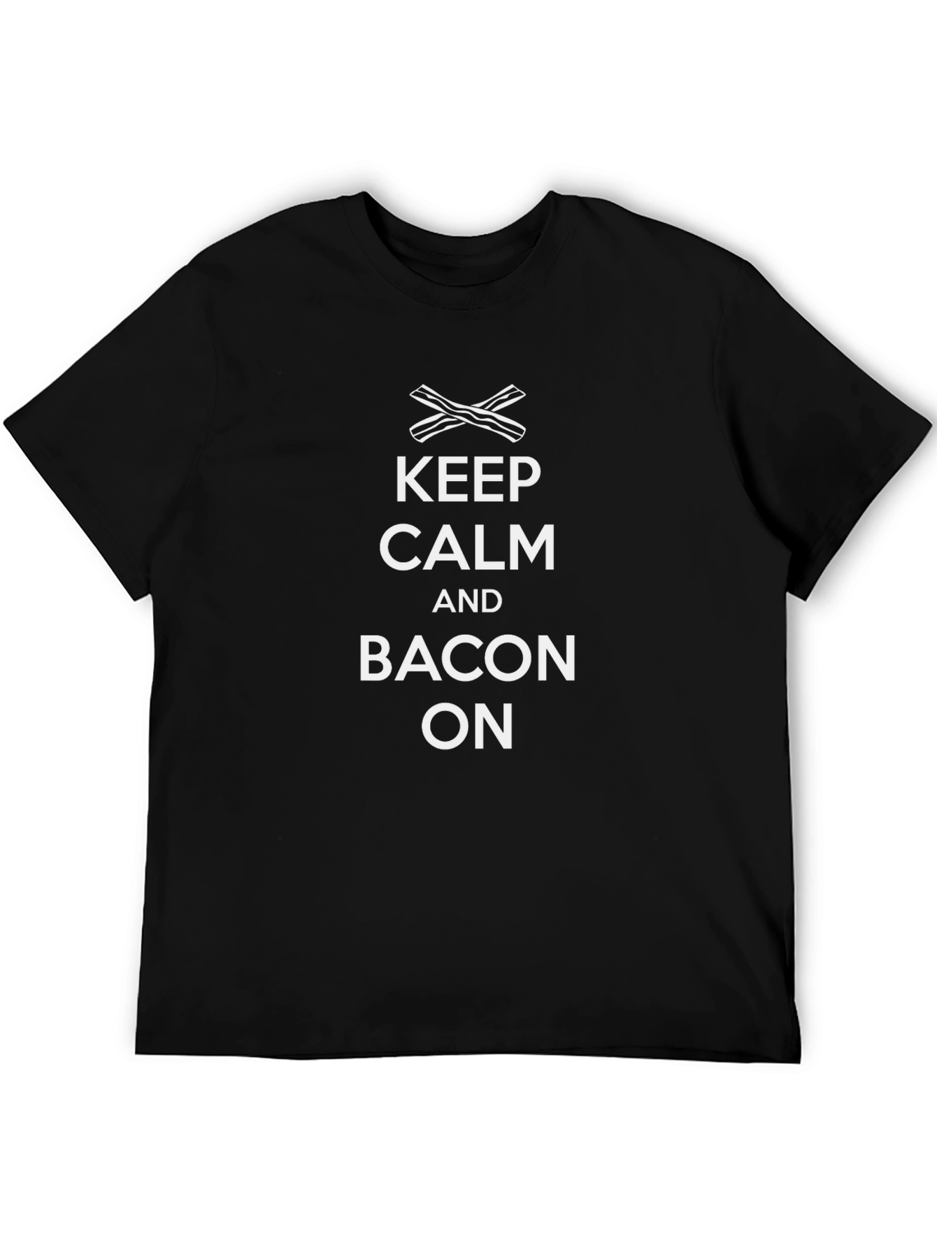 Keep Calm and Bacon On T-Shirt