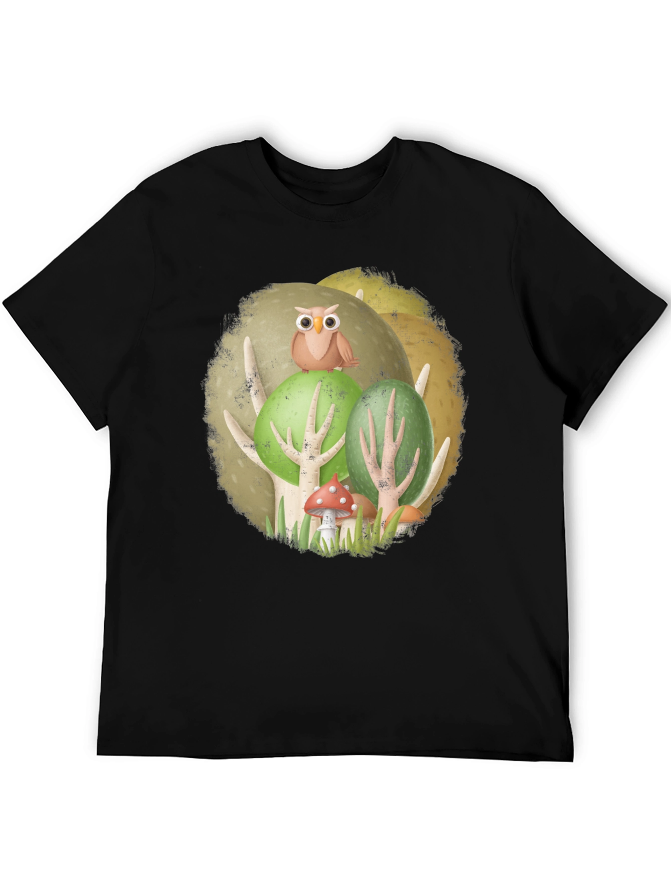 Owl in Woods Graphic Tee
