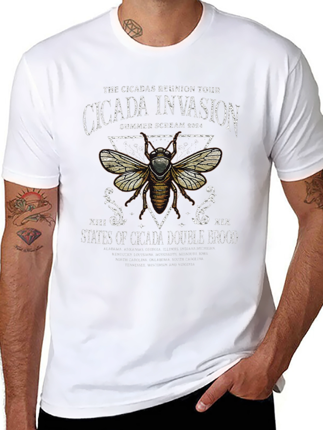 Cicada Invasion Reunion Tour 2024 T-Shirt