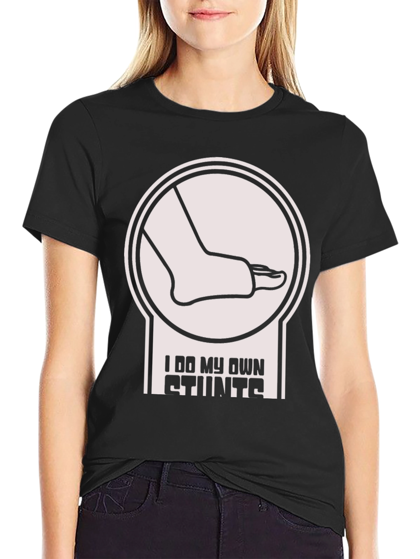 I Do My Own Stunts Graphic Tee