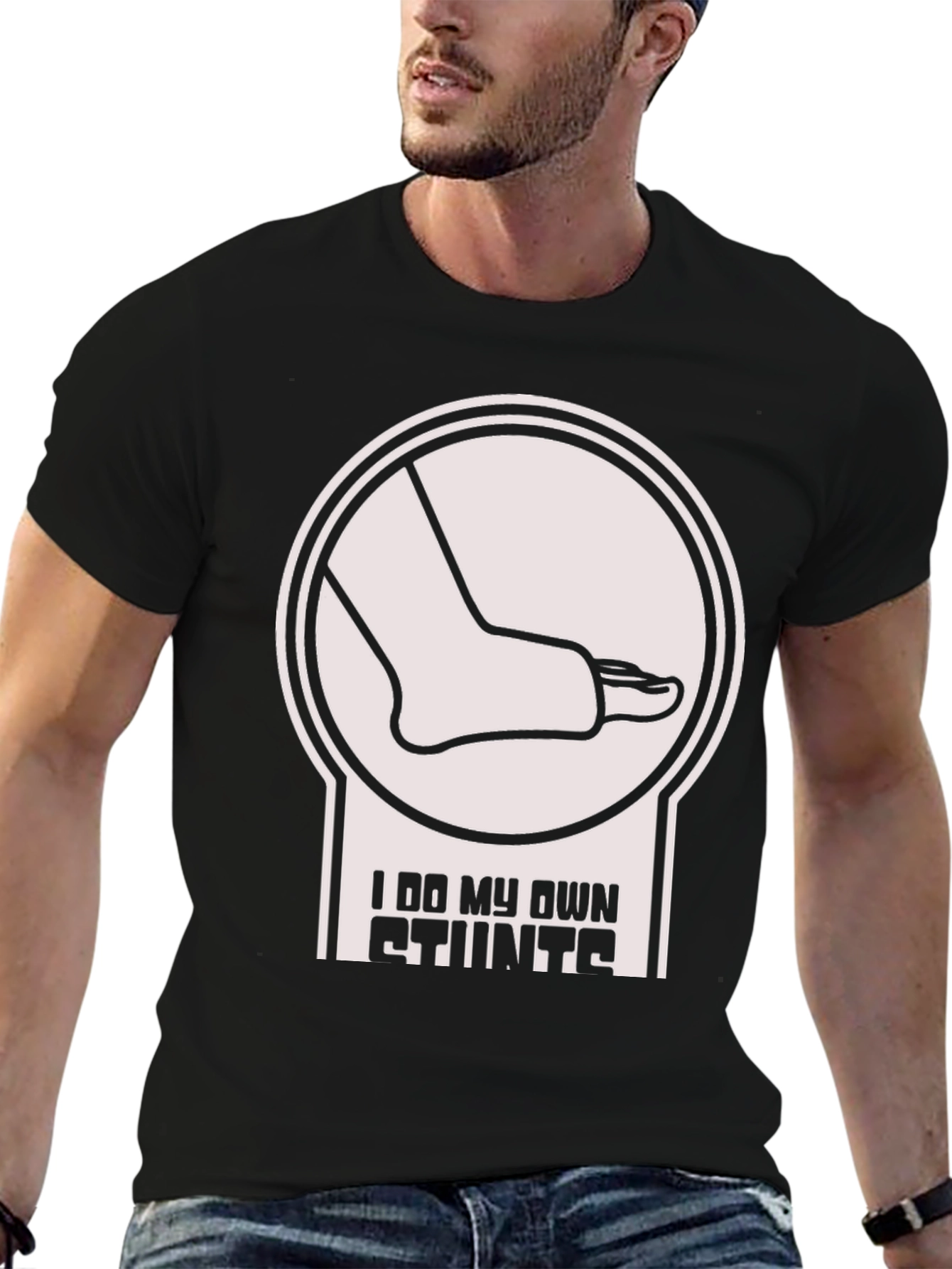 I Do My Own Stunts Graphic Tee