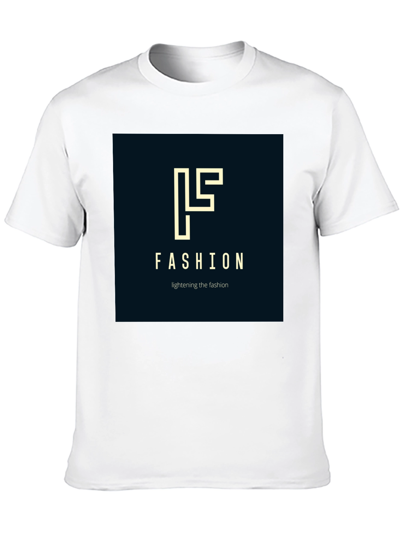 Fashion Logo Black T-Shirt - Stylish Modern Design