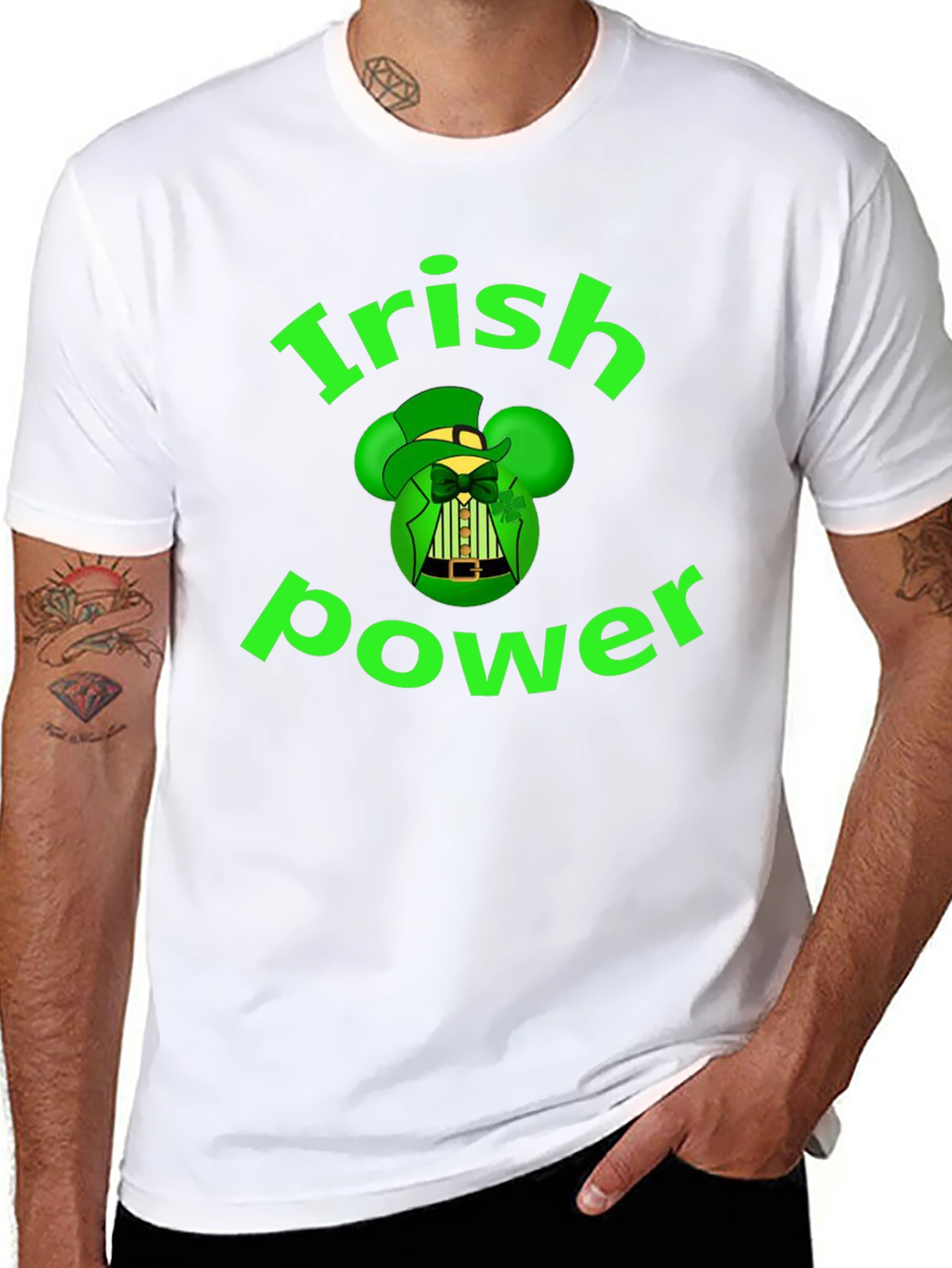 Irish Power St. Patricks Day Graphic Tee