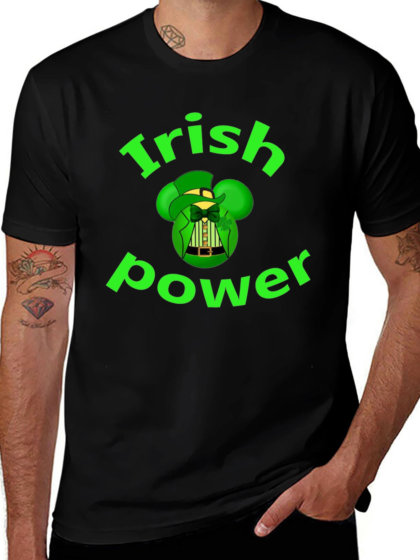 Irish Power St. Patricks Day Graphic Tee
