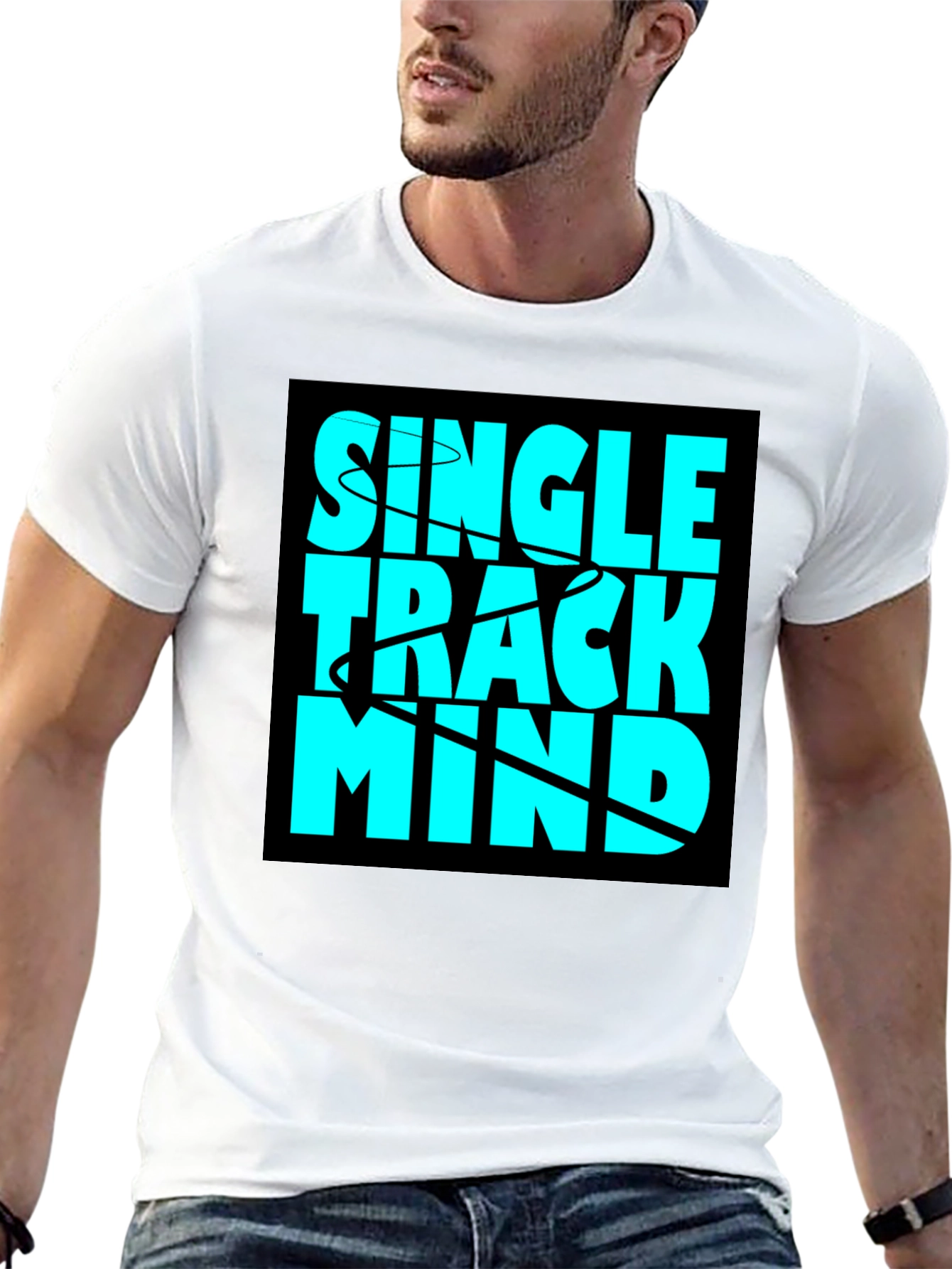 Single Track Mind Graphic T-Shirt