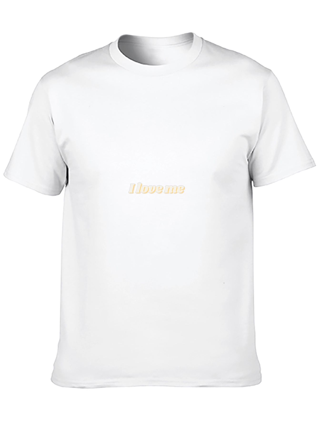 I Love Me - Black Cotton Graphic Tee