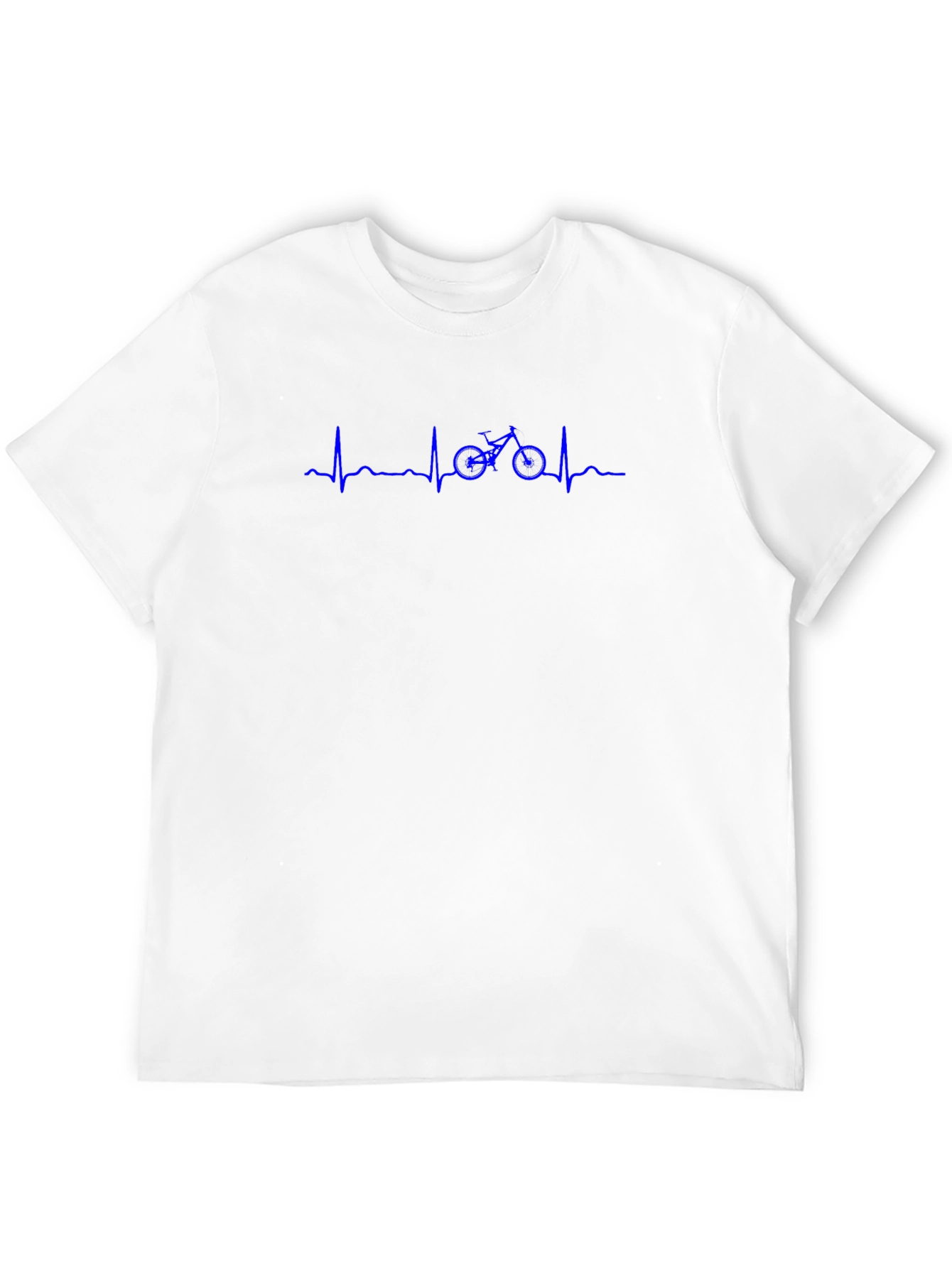 Bike Heartbeat T-Shirt - Cycling Life Line Tee