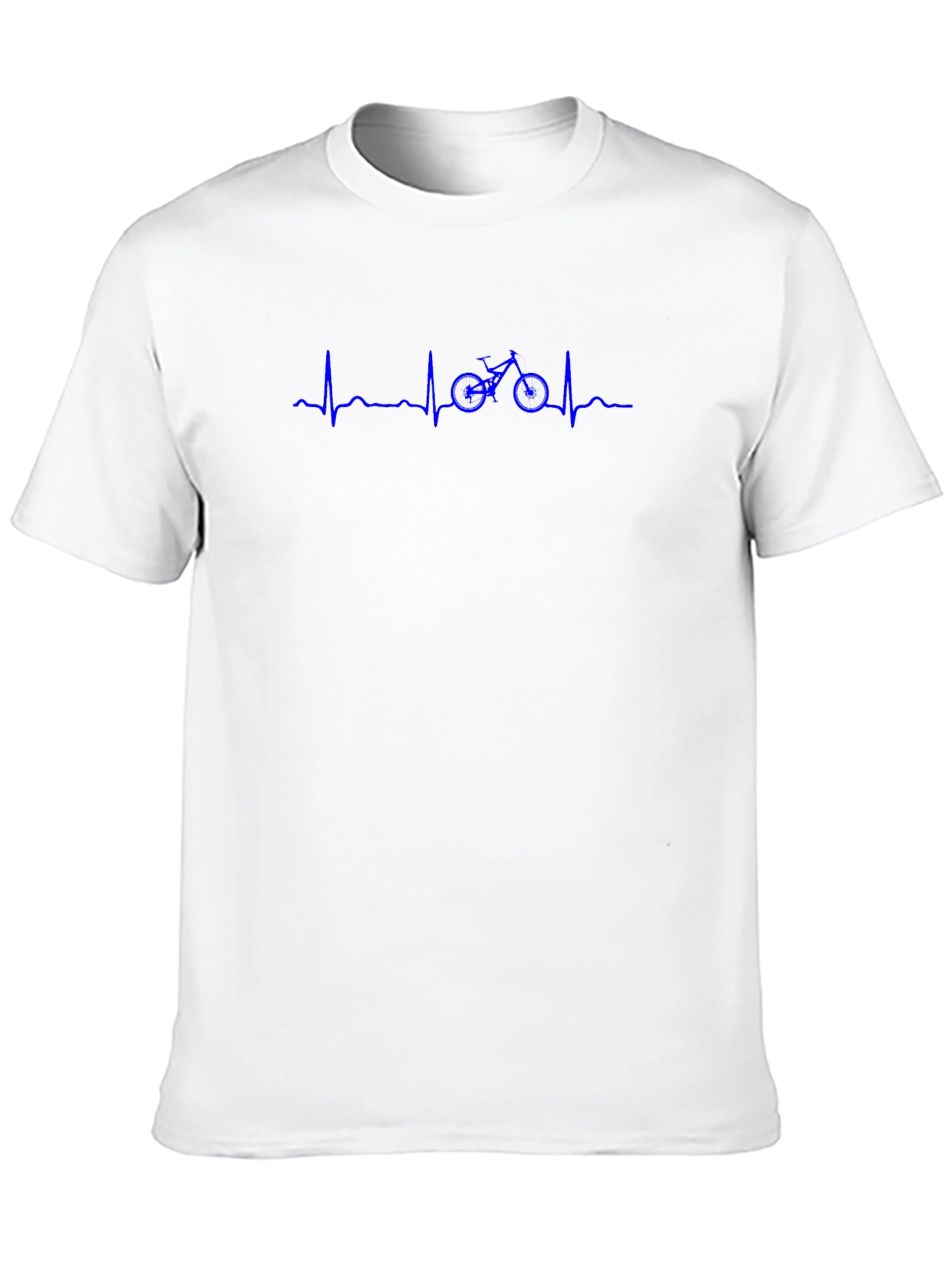 Bike Heartbeat T-Shirt - Cycling Life Line Tee
