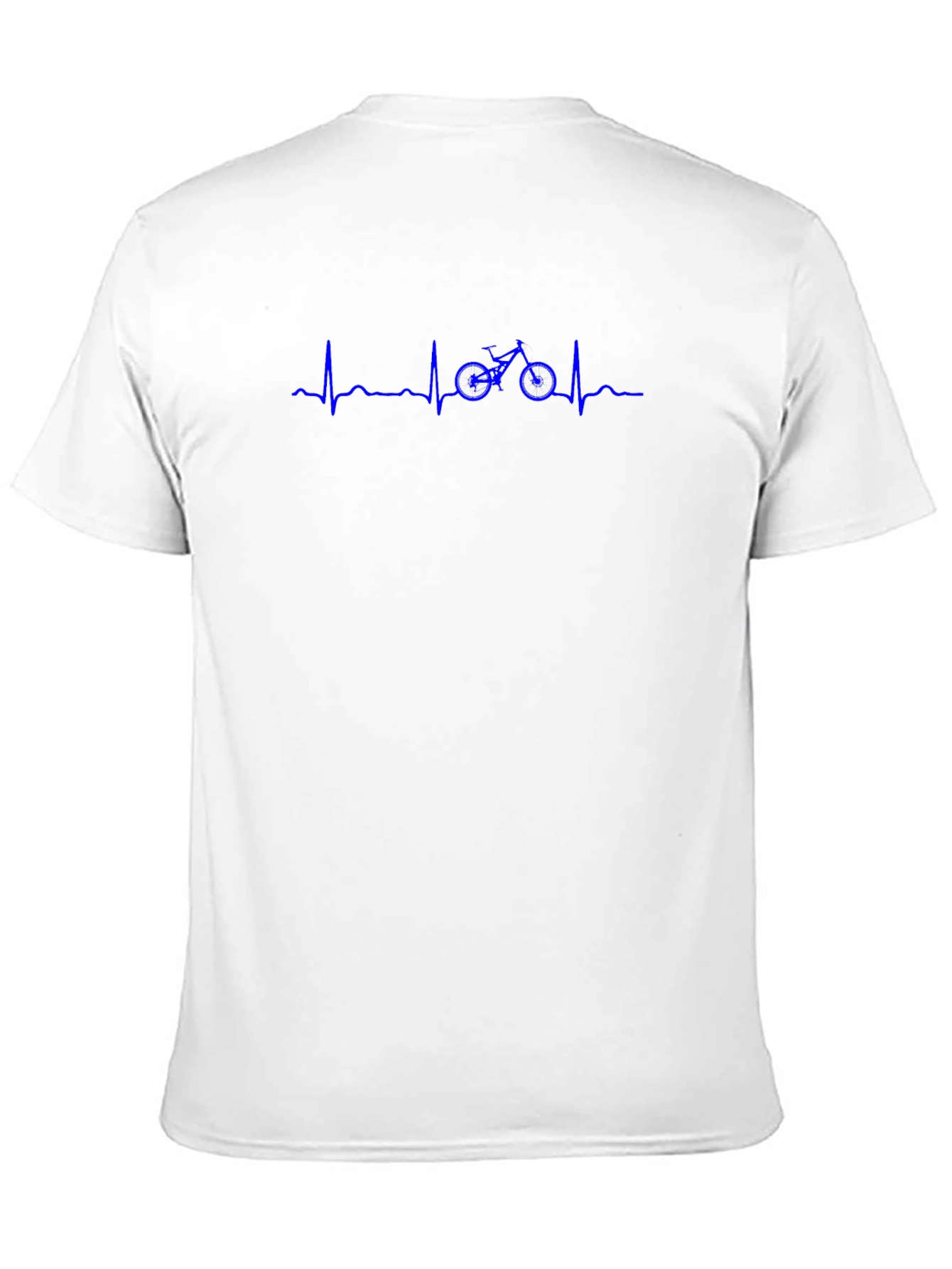 Bike Heartbeat T-Shirt - Cycling Life Line Tee