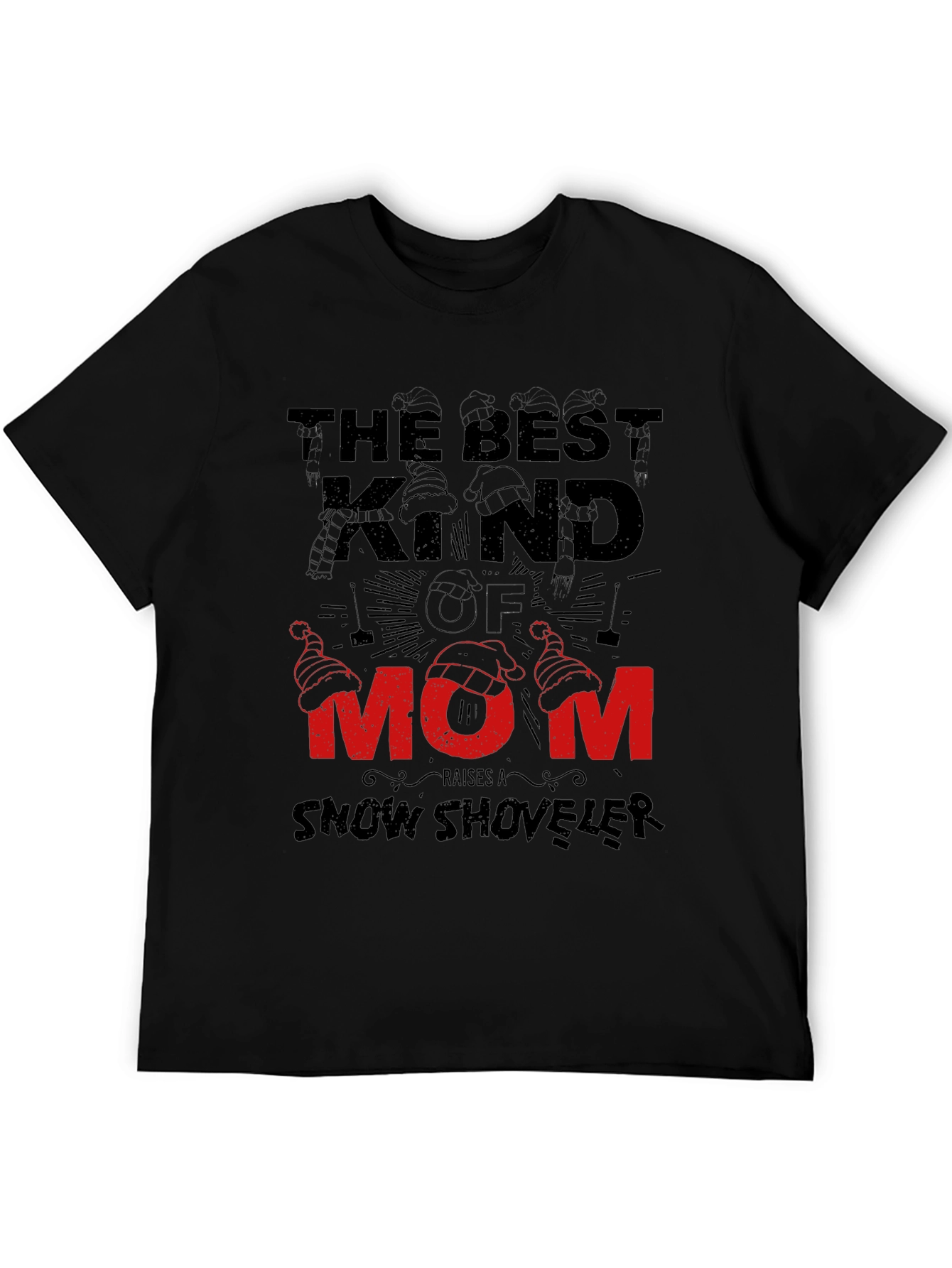 Best Kind of Mom Snow Shoveler Graphic T-Shirt