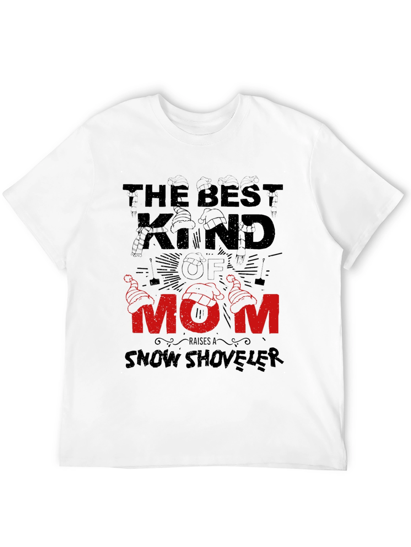 Best Kind of Mom Snow Shoveler Graphic T-Shirt