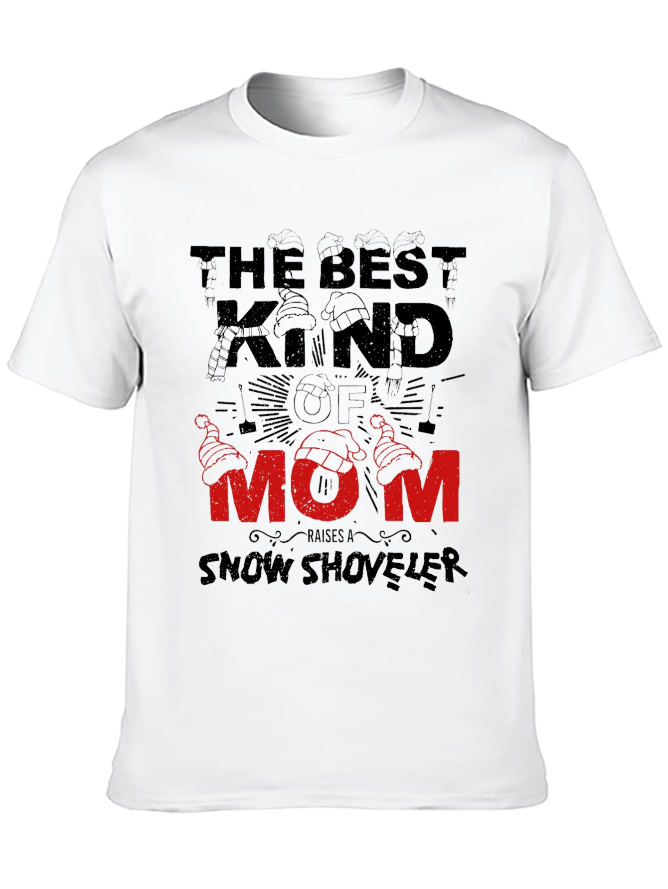 Best Kind of Mom Snow Shoveler Graphic T-Shirt