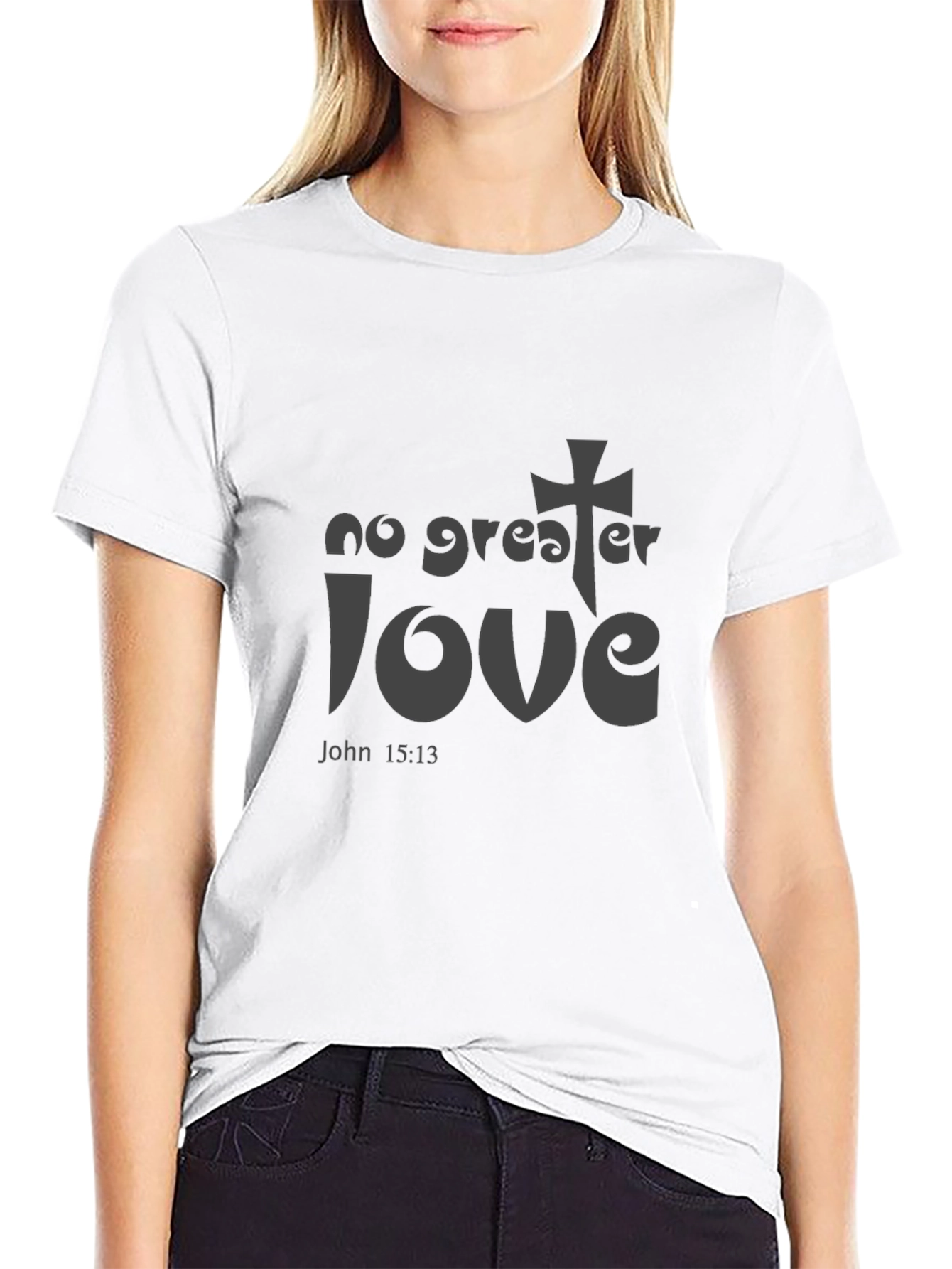 Faithful Tee: No Greater Love Graphic T-Shirt