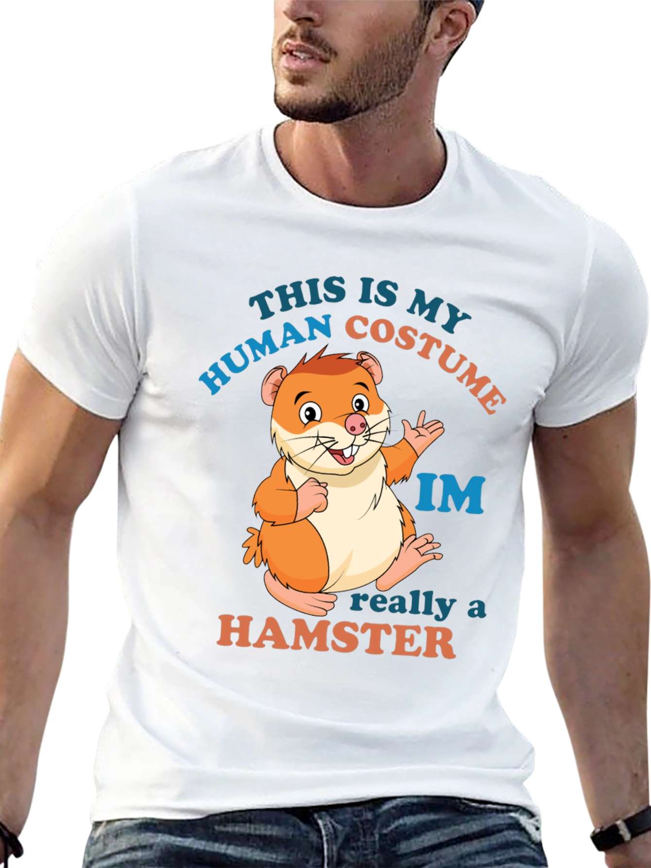Hamster Costume T-Shirt: Funny Animal Graphic Tee