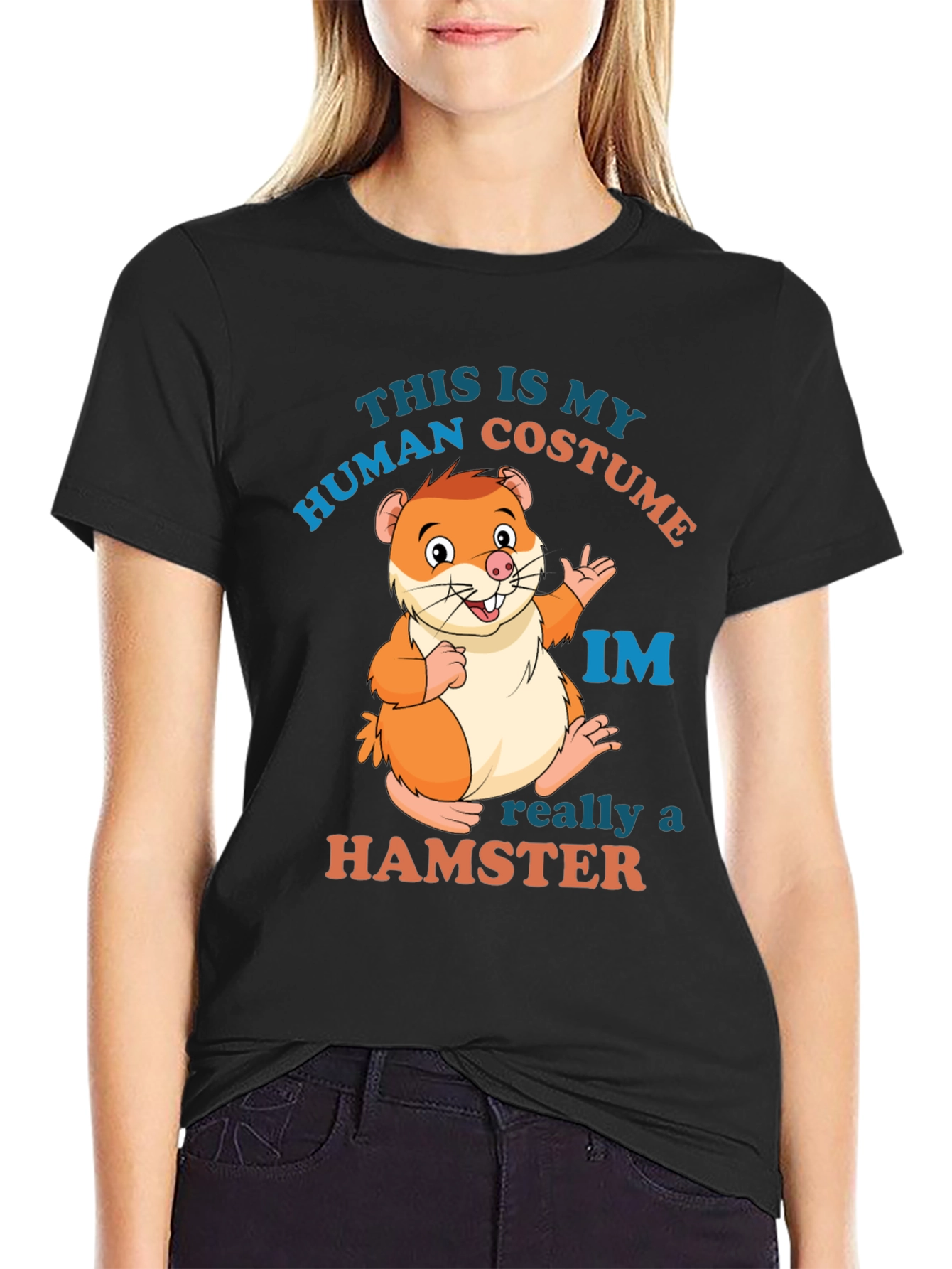 Hamster Costume T-Shirt: Funny Animal Graphic Tee
