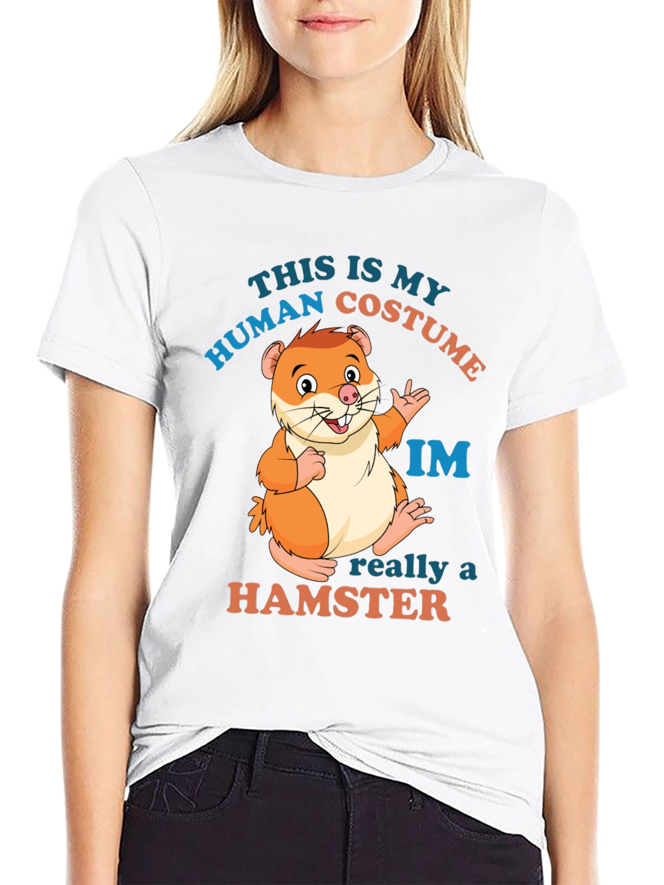 Hamster Costume T-Shirt: Funny Animal Graphic Tee