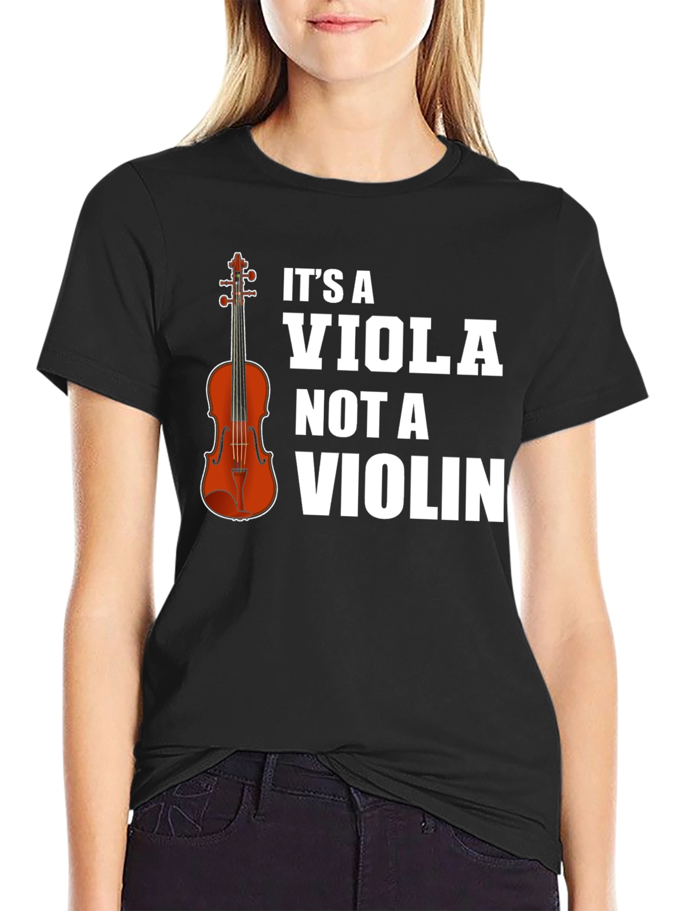 Its a Viola Not a Violin T-Shirt Musician Gift