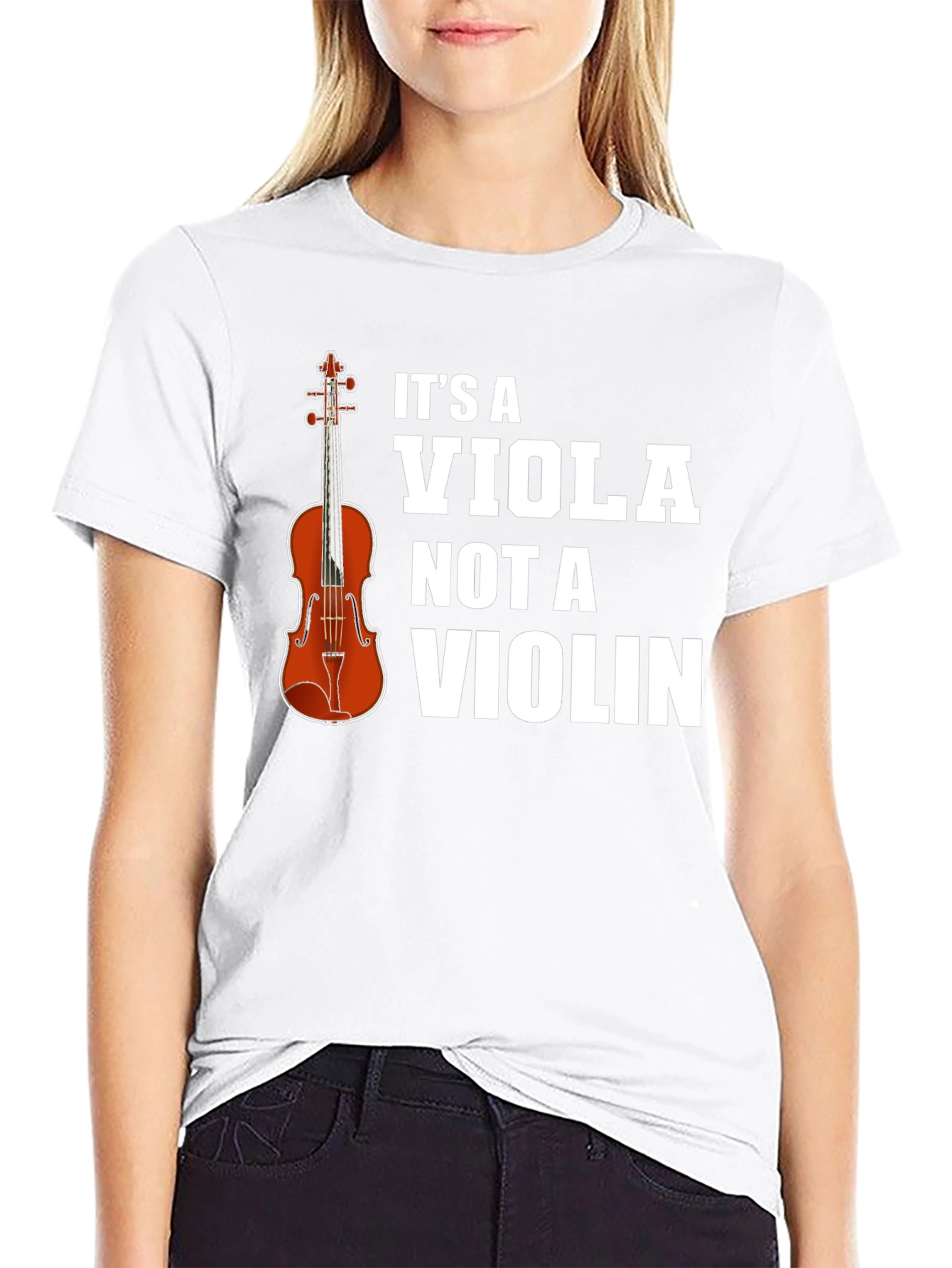 Its a Viola Not a Violin T-Shirt Musician Gift