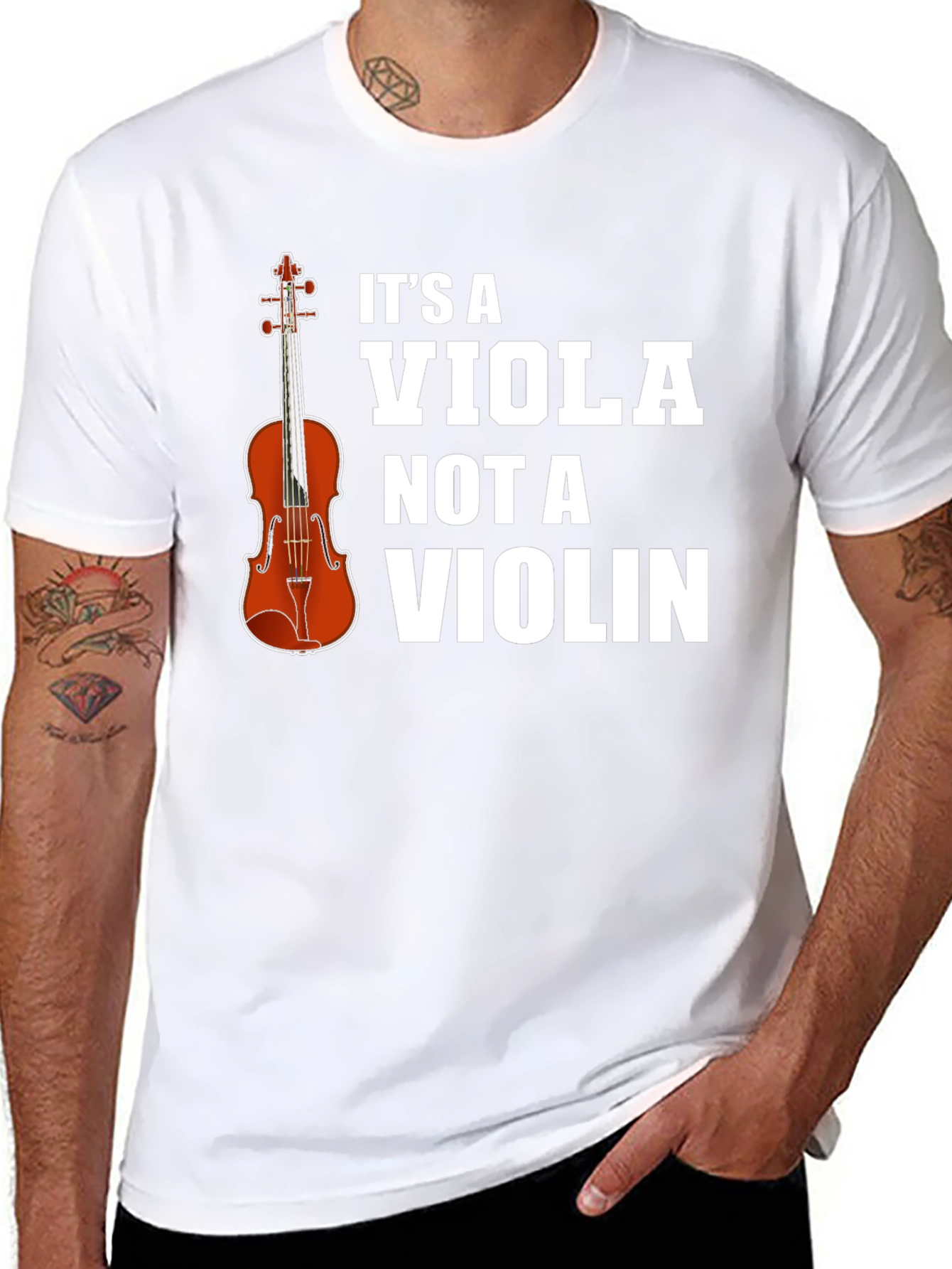 Its a Viola Not a Violin T-Shirt Musician Gift