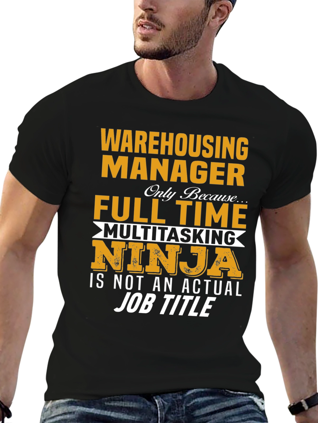 Warehousing Manager Full Time Ninja T-Shirt